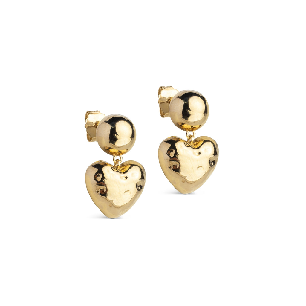 Earrings, Poma Heart