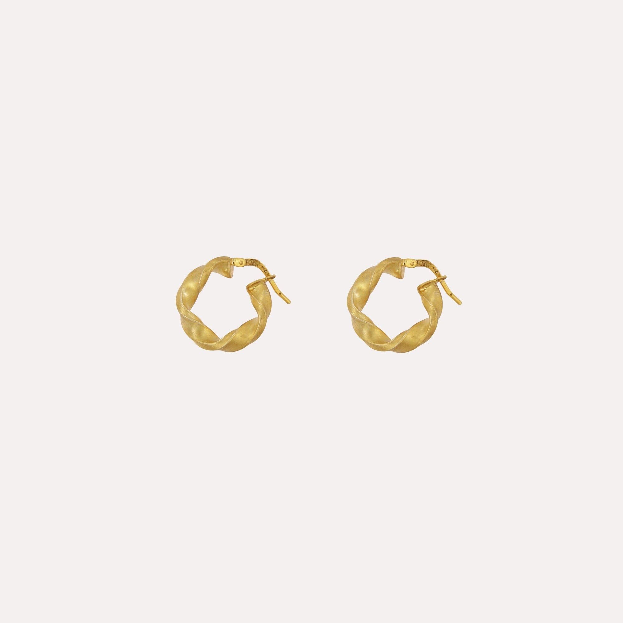 Vintage Hoop Earrings - Gold / S