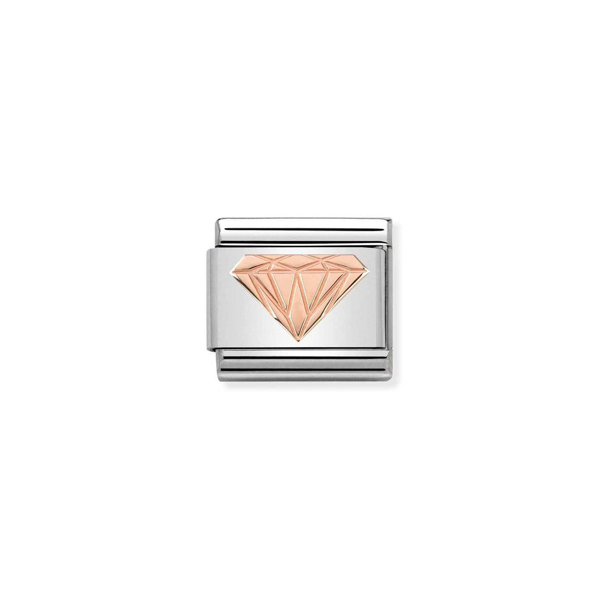 Composable Classic SYMBOLS steel and 9k rose gold Brilliant