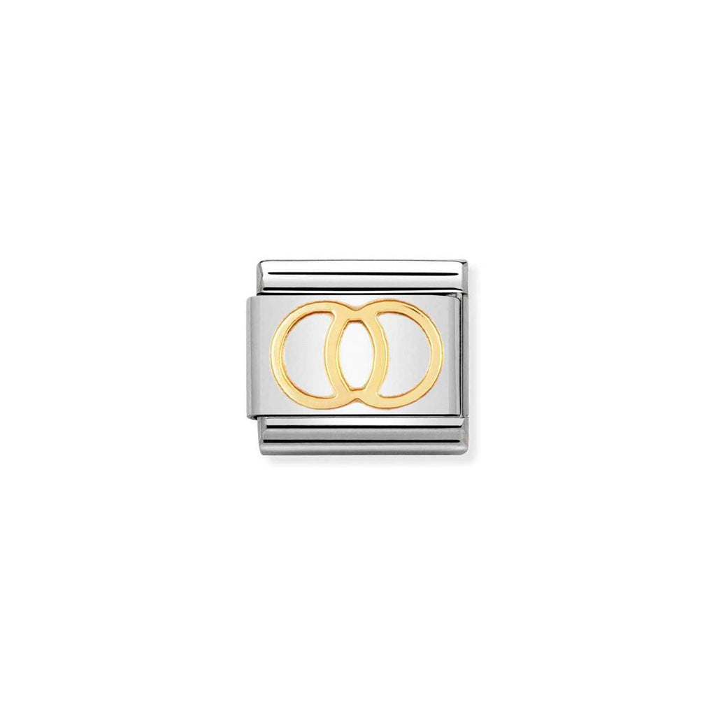 Charm, Composable Link, Wedding Rings in Gold