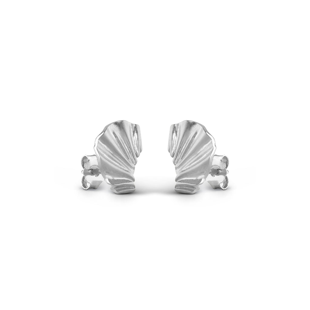ENAMEL Copenhagen Mini Wave Silver Earring