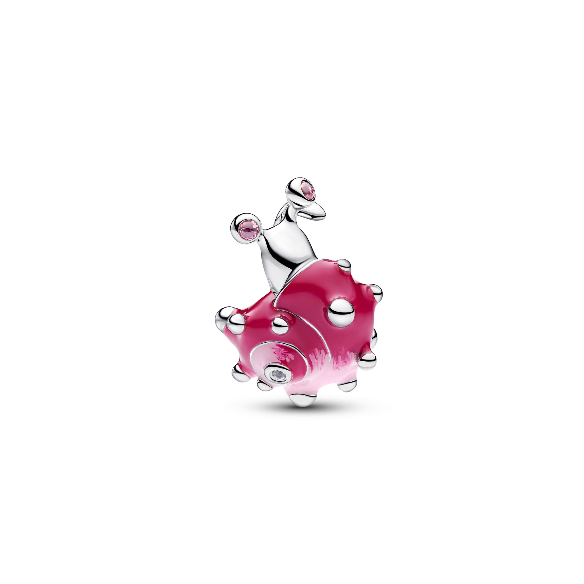 Pink Snail Charm