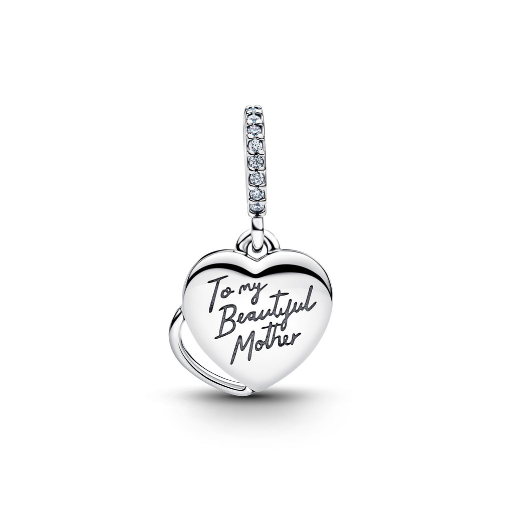 Beautiful Mother Double Dangle Charm