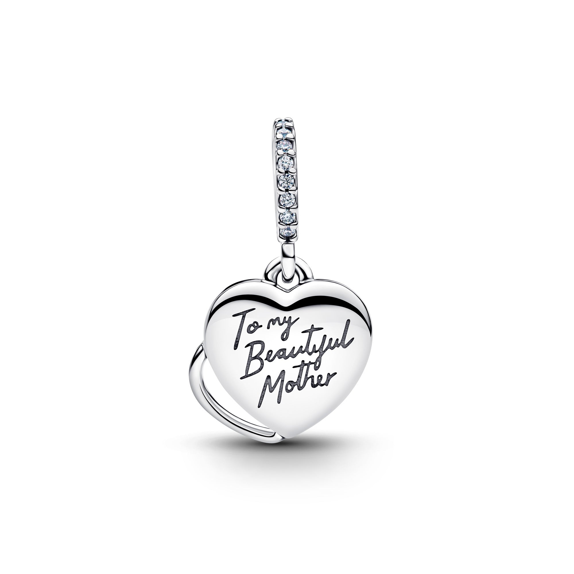 Beautiful Mother Double Dangle Charm