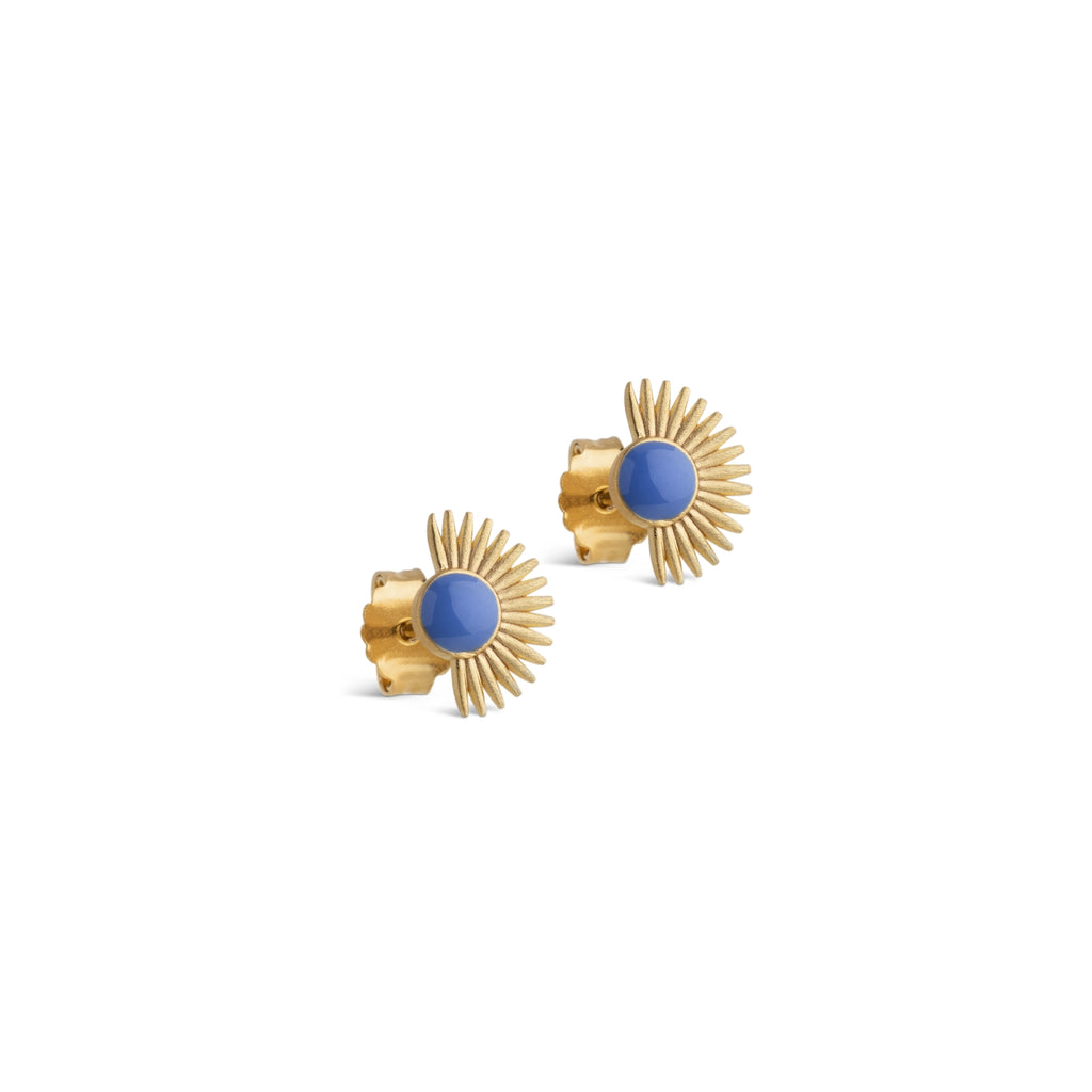 ENAMEL Copenhagen Soleil Cornflower Stud Earrings