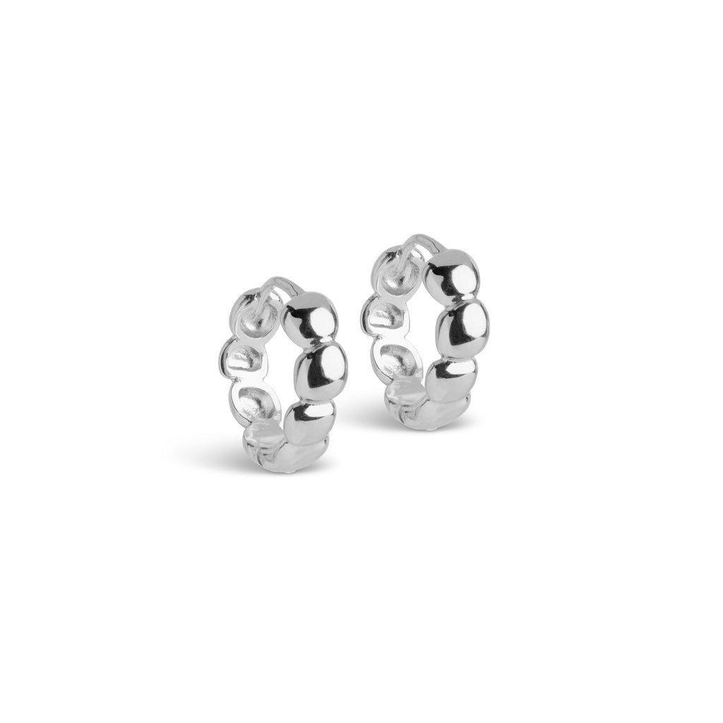 ENAMEL Copenhagen Melia Silver Hoop Earrings