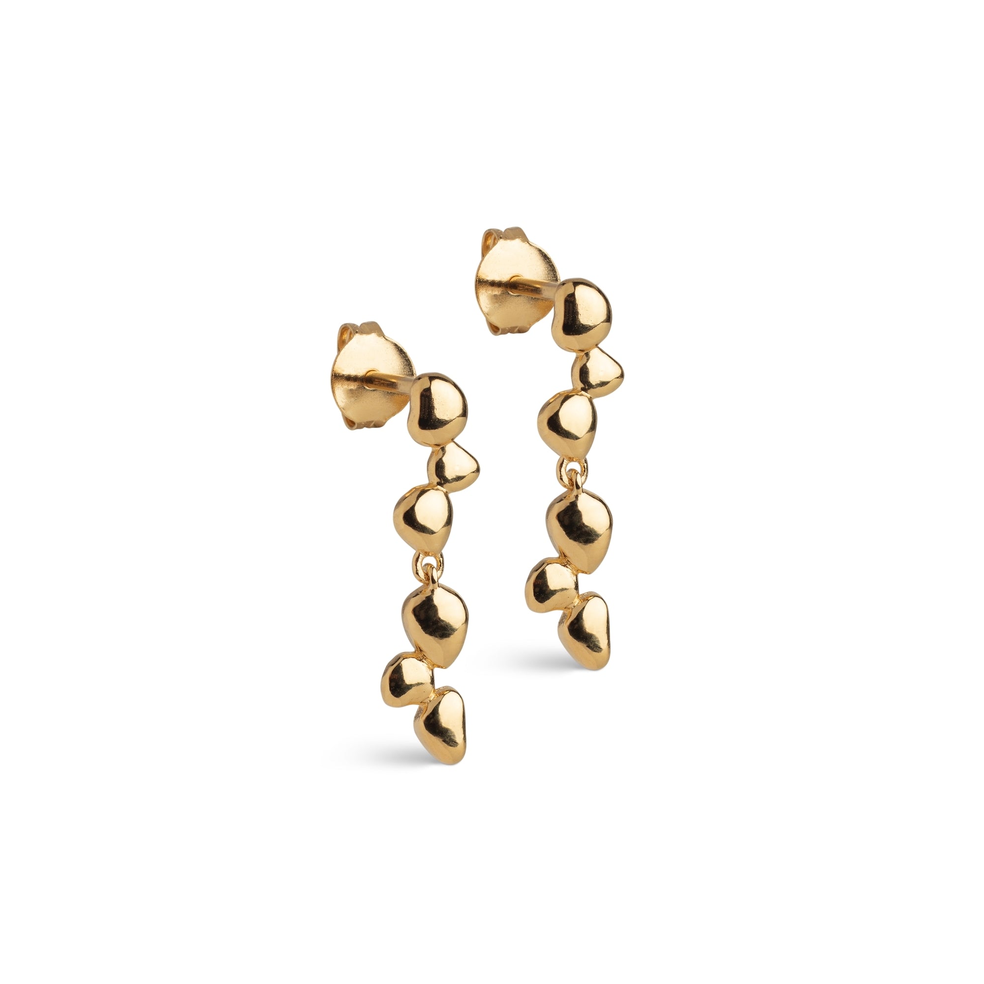 Earrings, Nara Drop, Gold