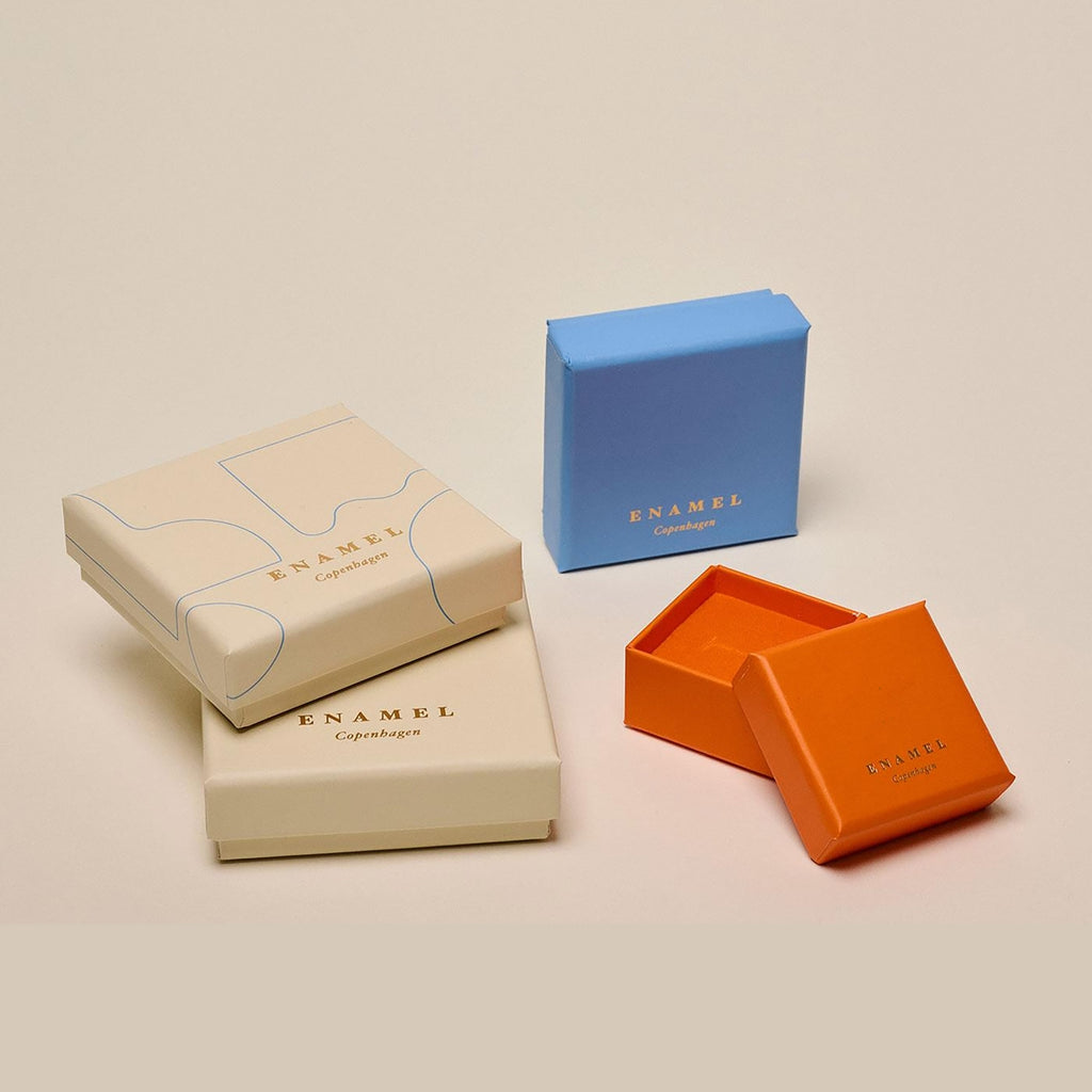ENAMEL Copenhagen Nara Long Gold Stud Earrings - image 3