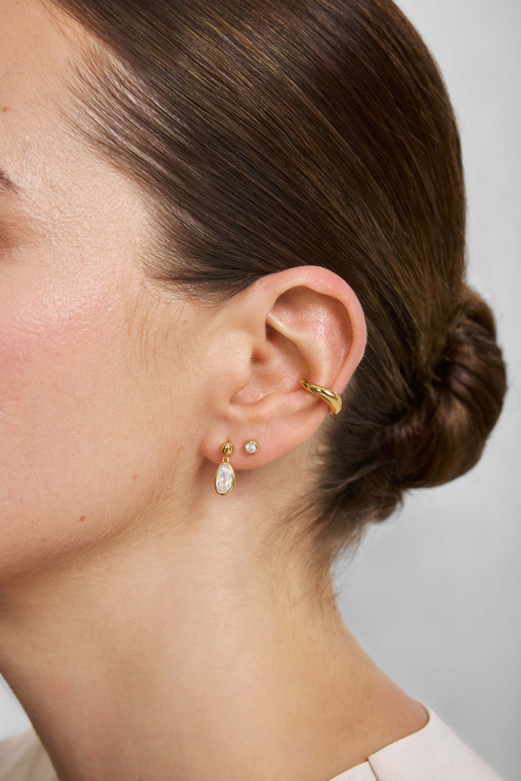 Gold Wave Ear Cuff