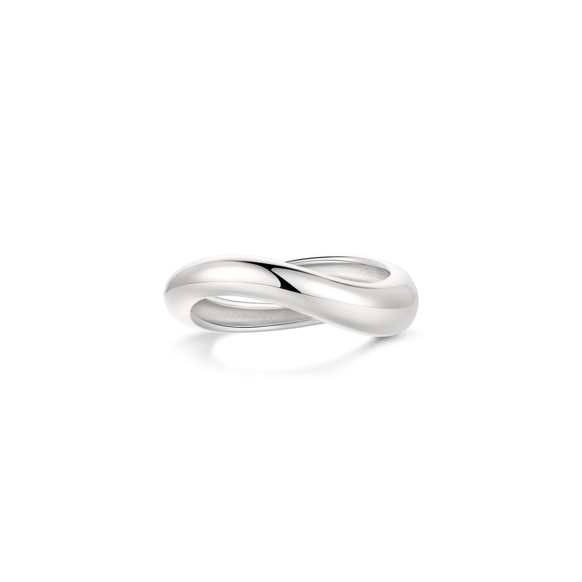 Silver Spiral Adjustable Ring