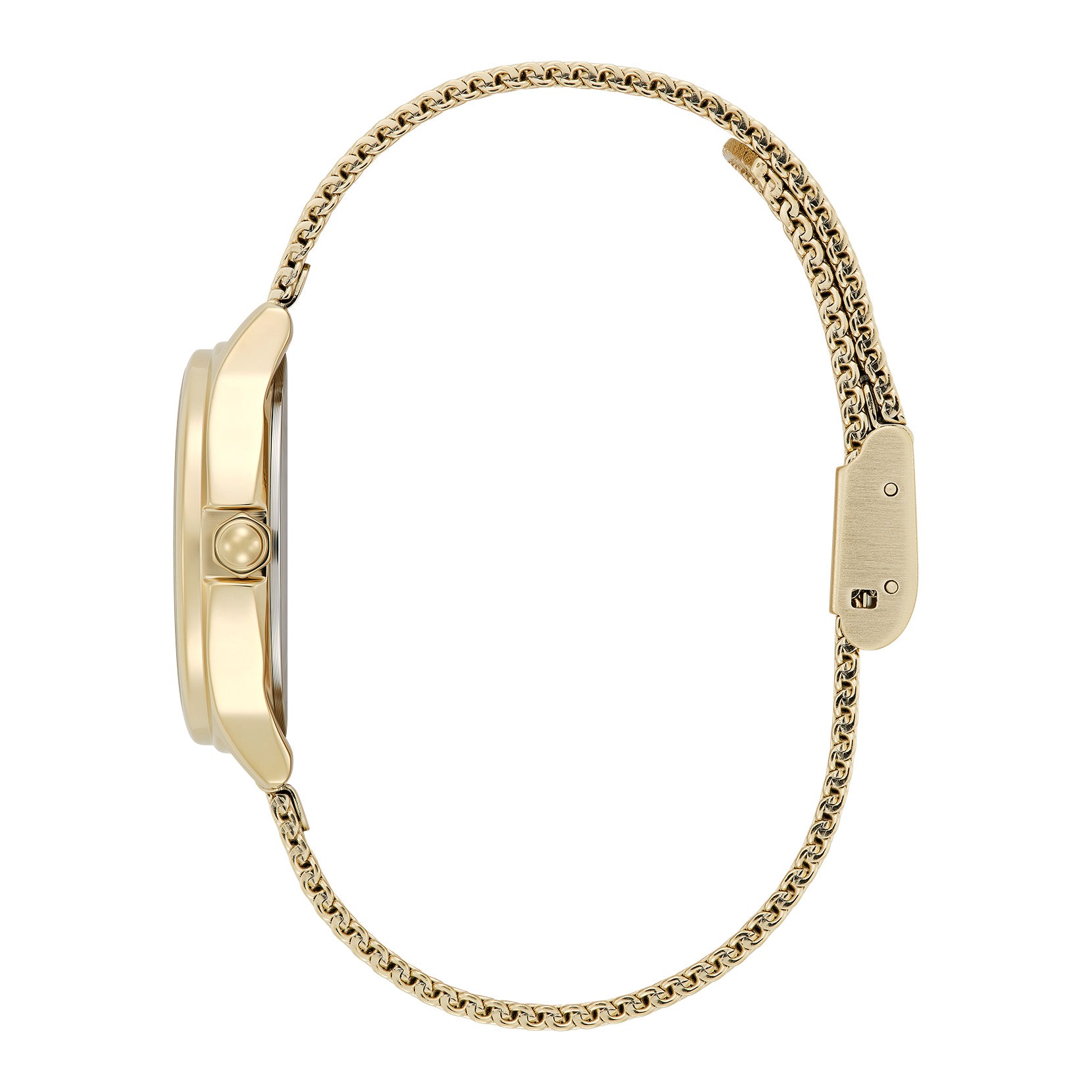 30mm Classic Bee White & Gold Mesh Watch