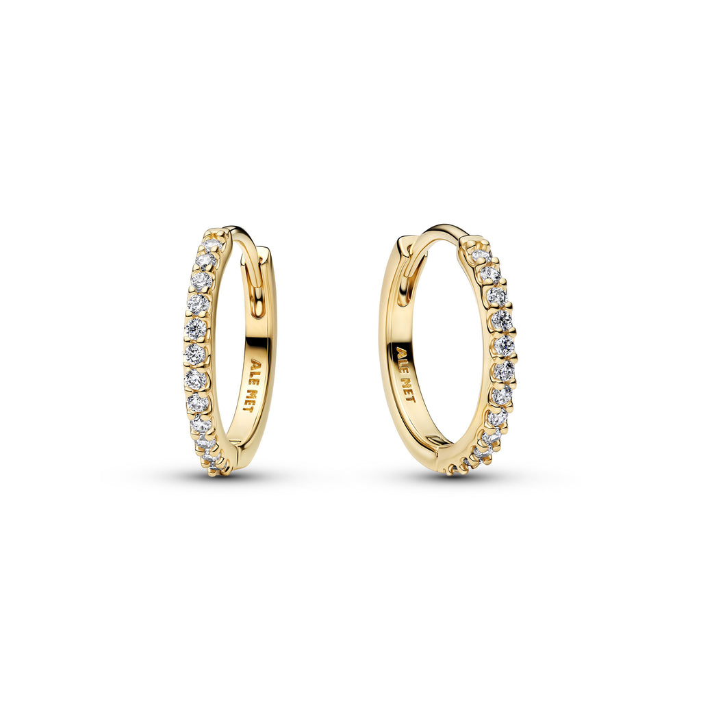 Sparkling Mini Hoop Earrings