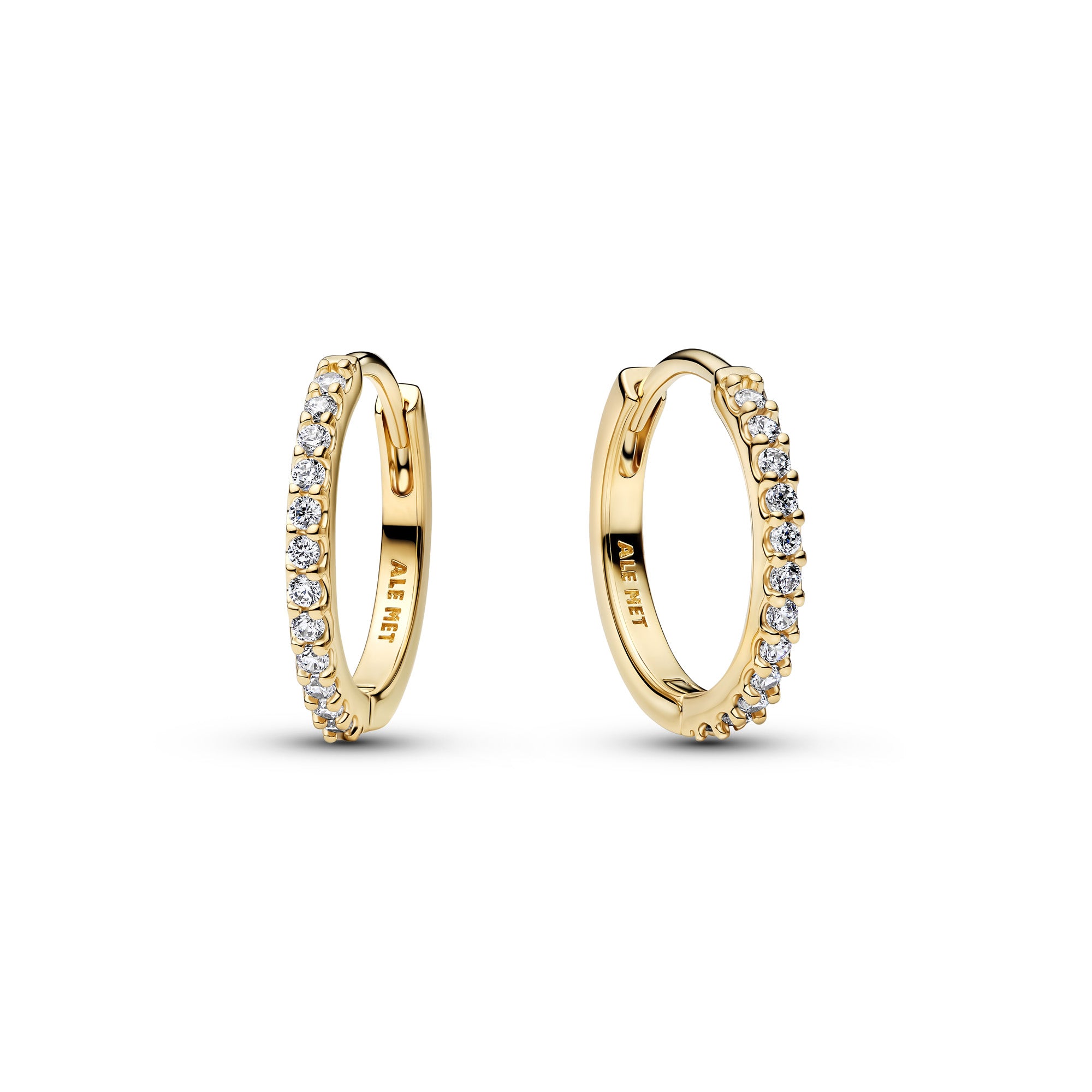 Sparkling Mini Hoop Earrings