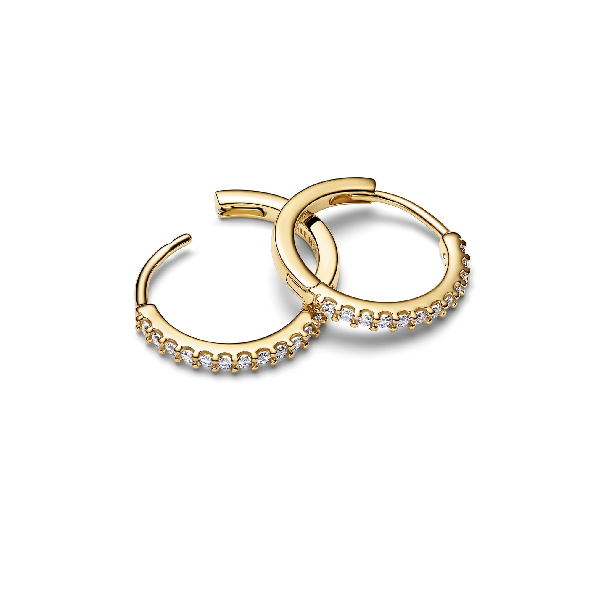 Sparkling Mini Hoop Earrings