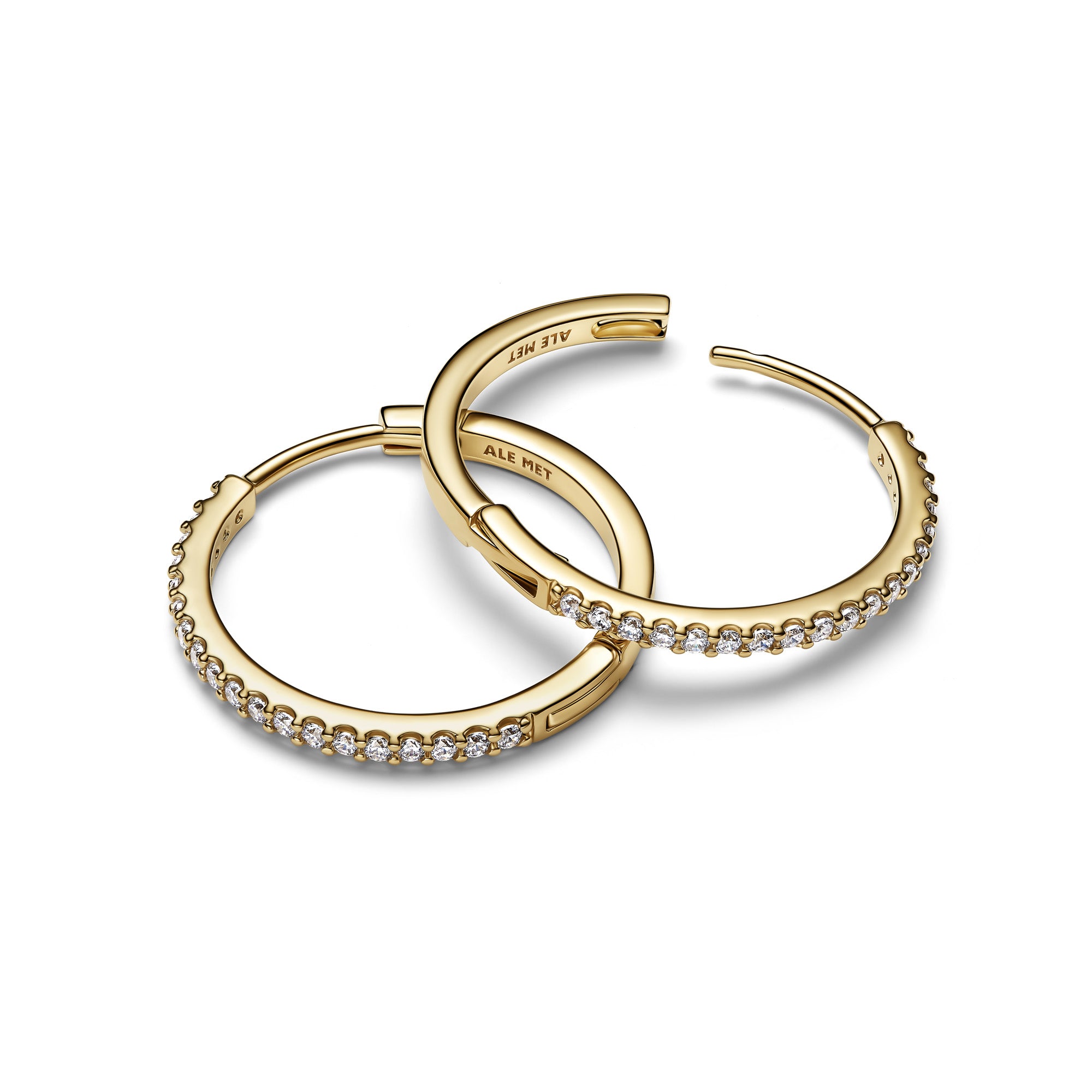 Sparkling Hoop Earrings