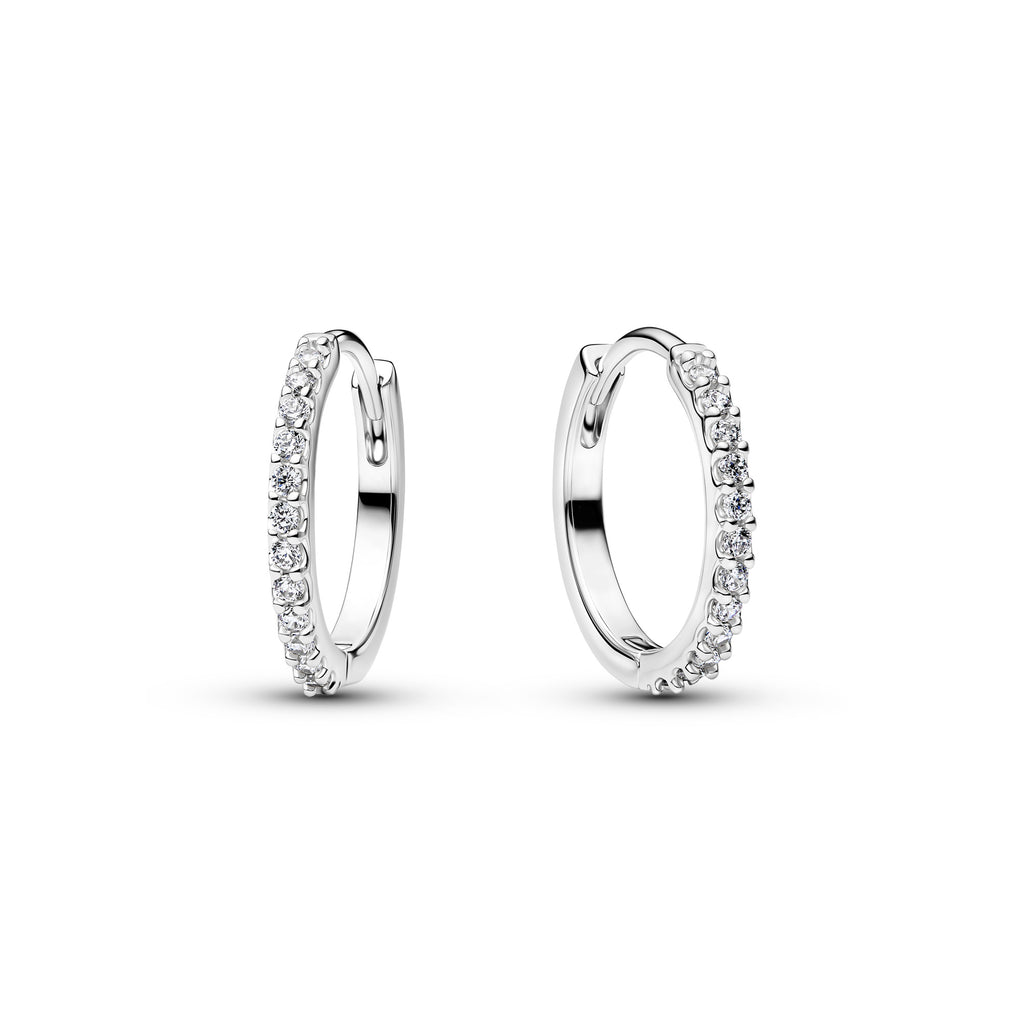 Sparkling Mini Hoop Earrings