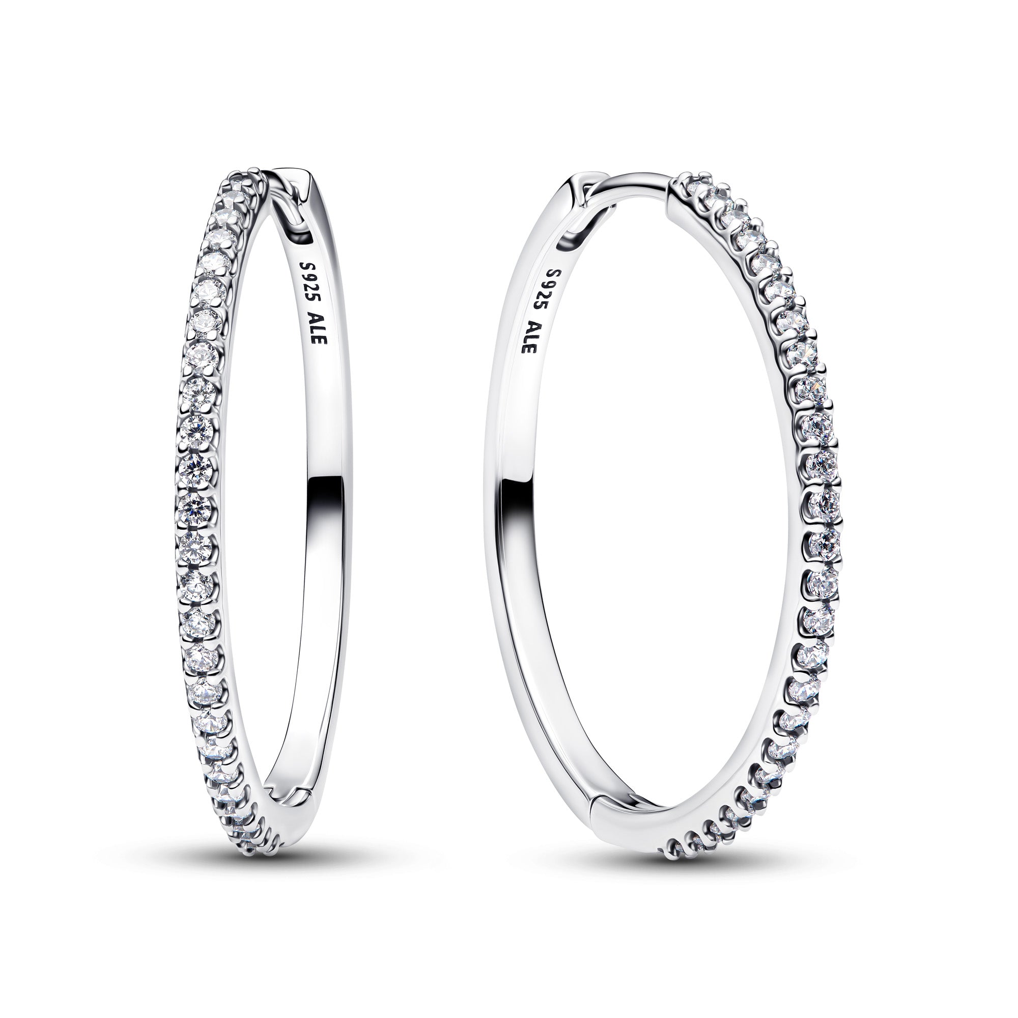 Sparkling Hoop Earrings