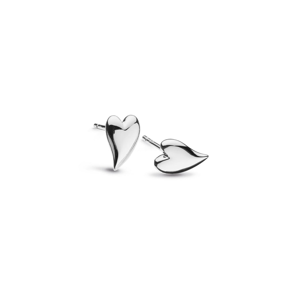 Desire Kiss Mini Heart Stud Earrings