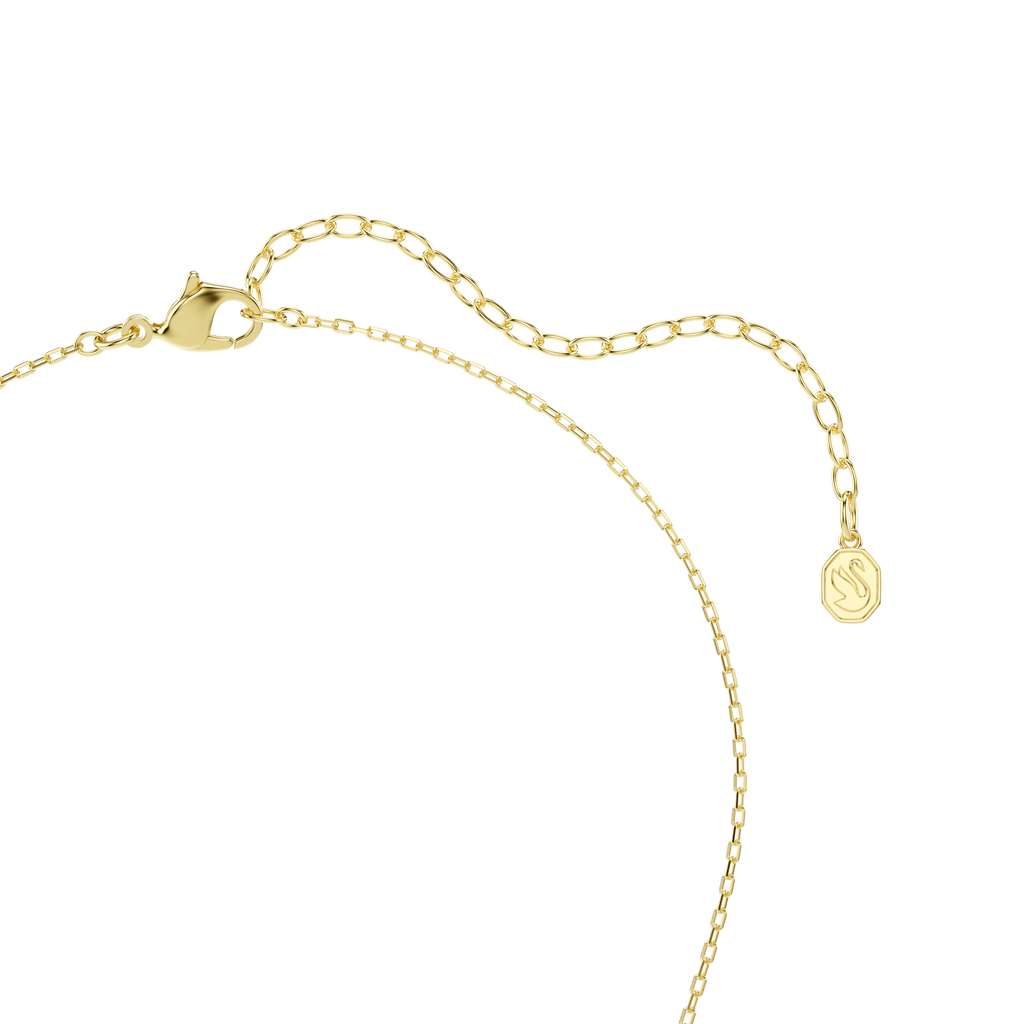 Sublima pendant, Octagon cut, Green, 18K gold finish - image 4