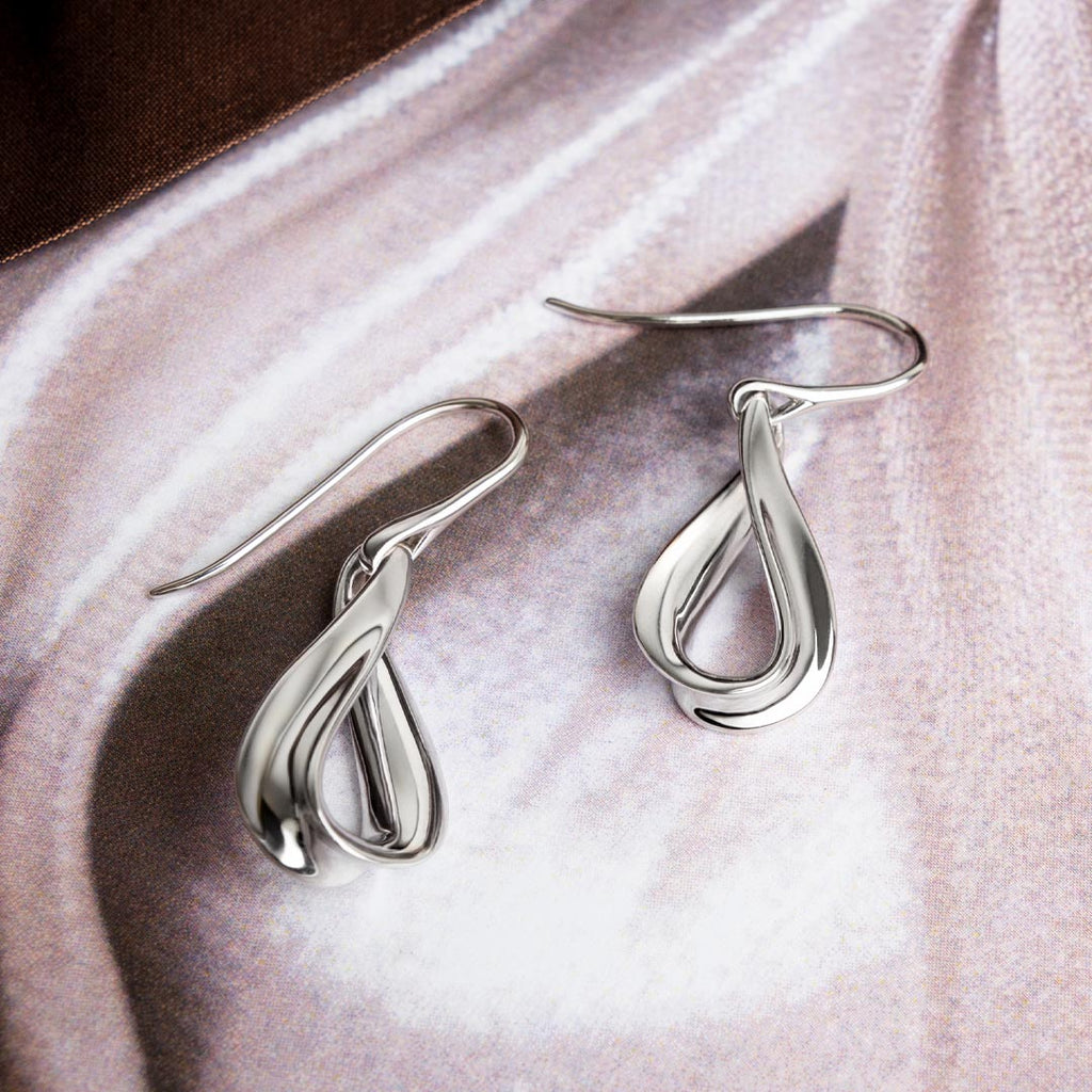 Serenity Loop Drop Earrings