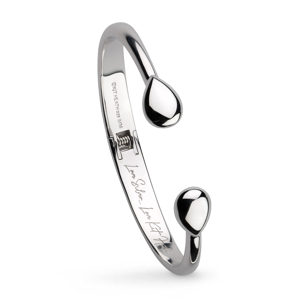 Coast Pebble Smooth M/L Hinged Bangle