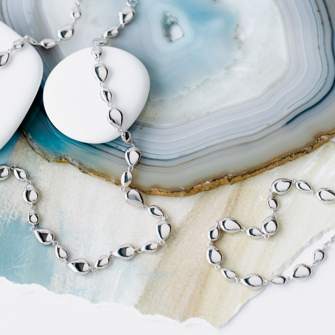 Coast Pebbles Linking Pebbles Necklace