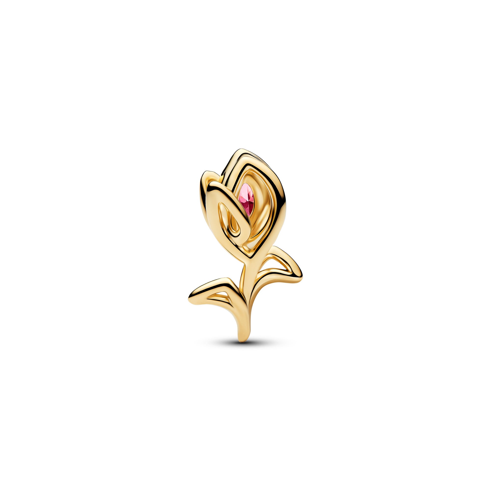 14k Gold-Plated Tulip Openwork Charm