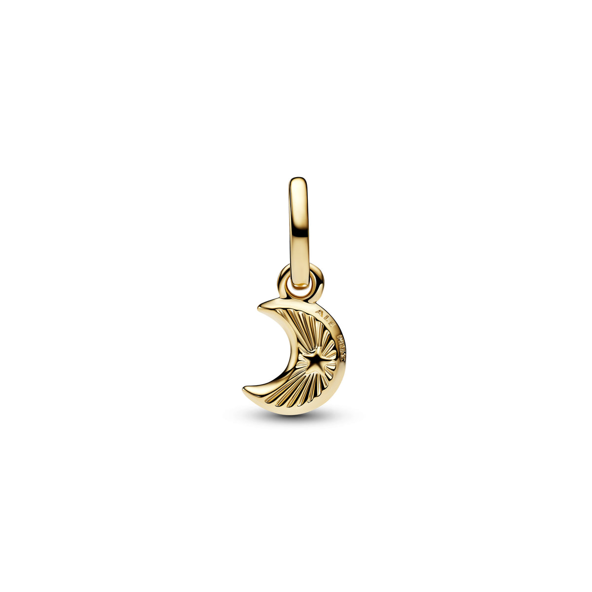 White Crescent Moon Mini Dangle Charm