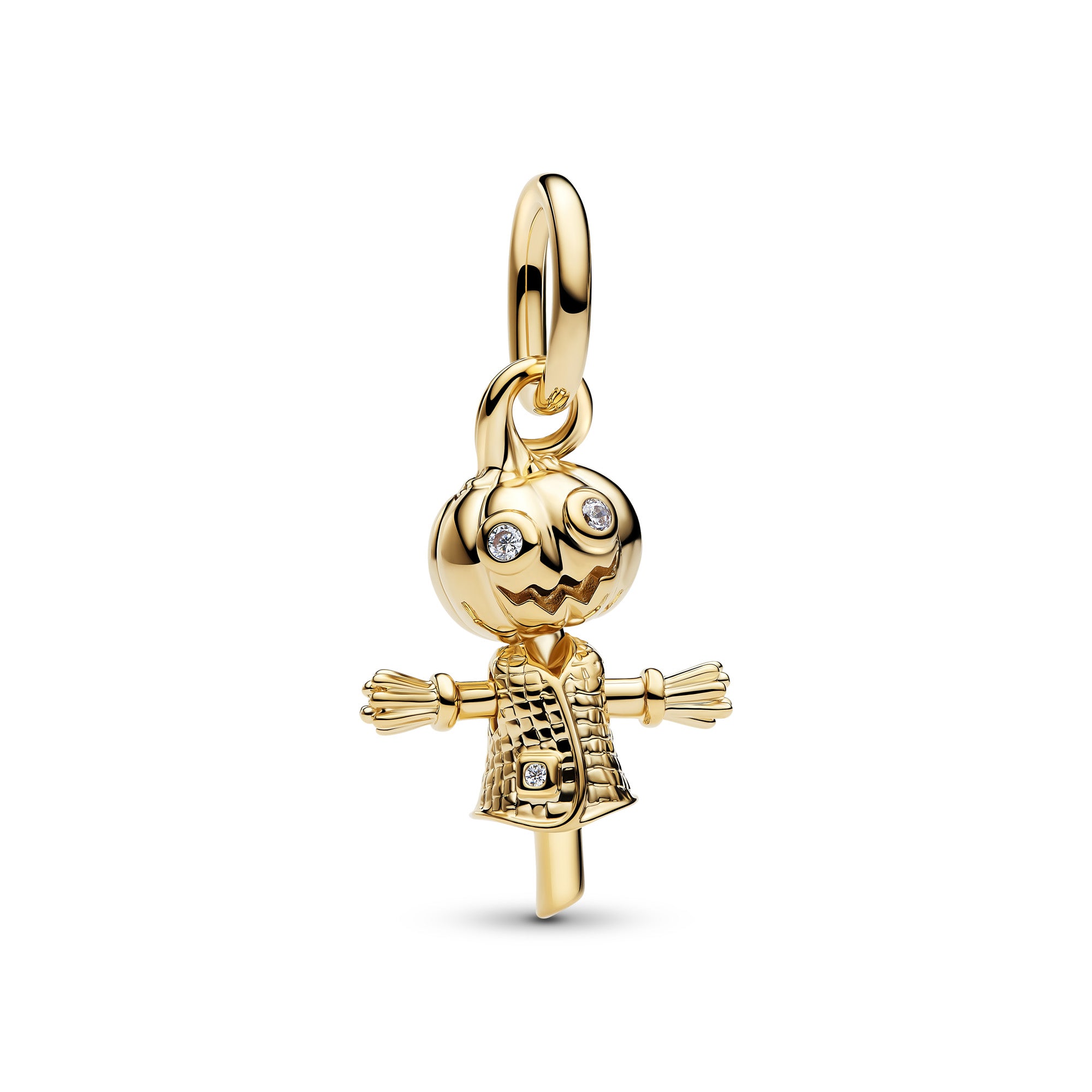 Pumpkin Scarecrow Dangle Charm