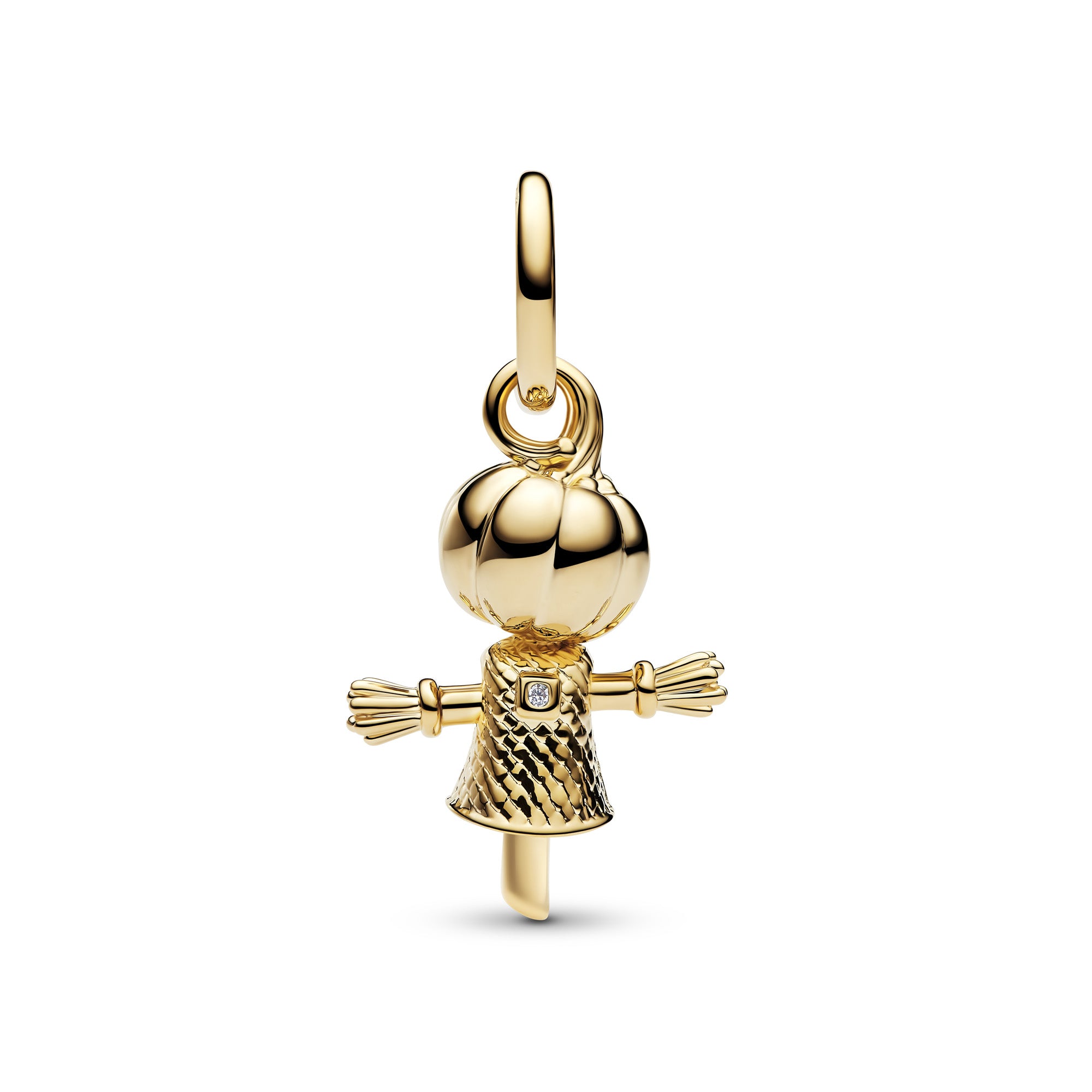 Pumpkin Scarecrow Dangle Charm