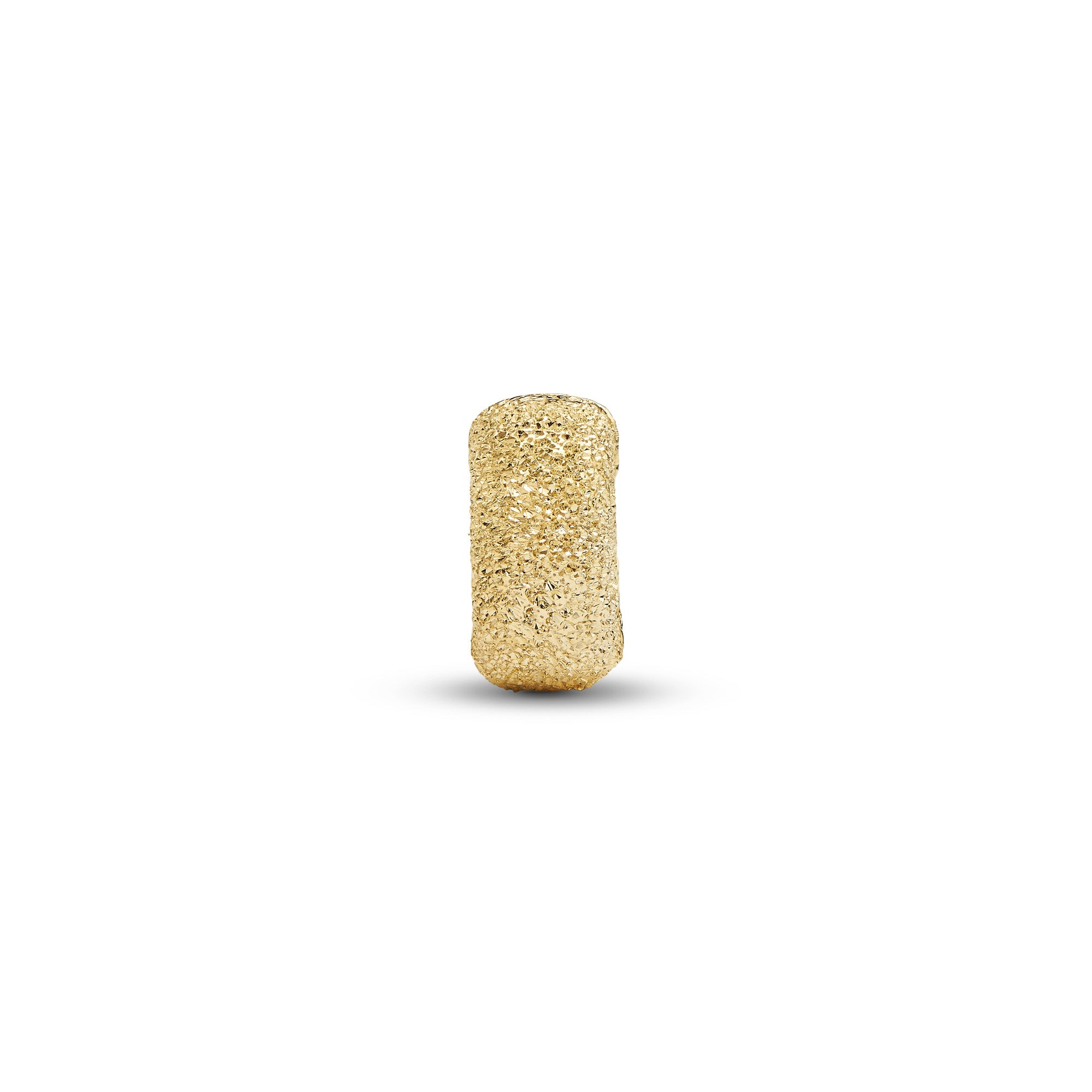 14k Gold-Plated Textured Mini Clip Charm