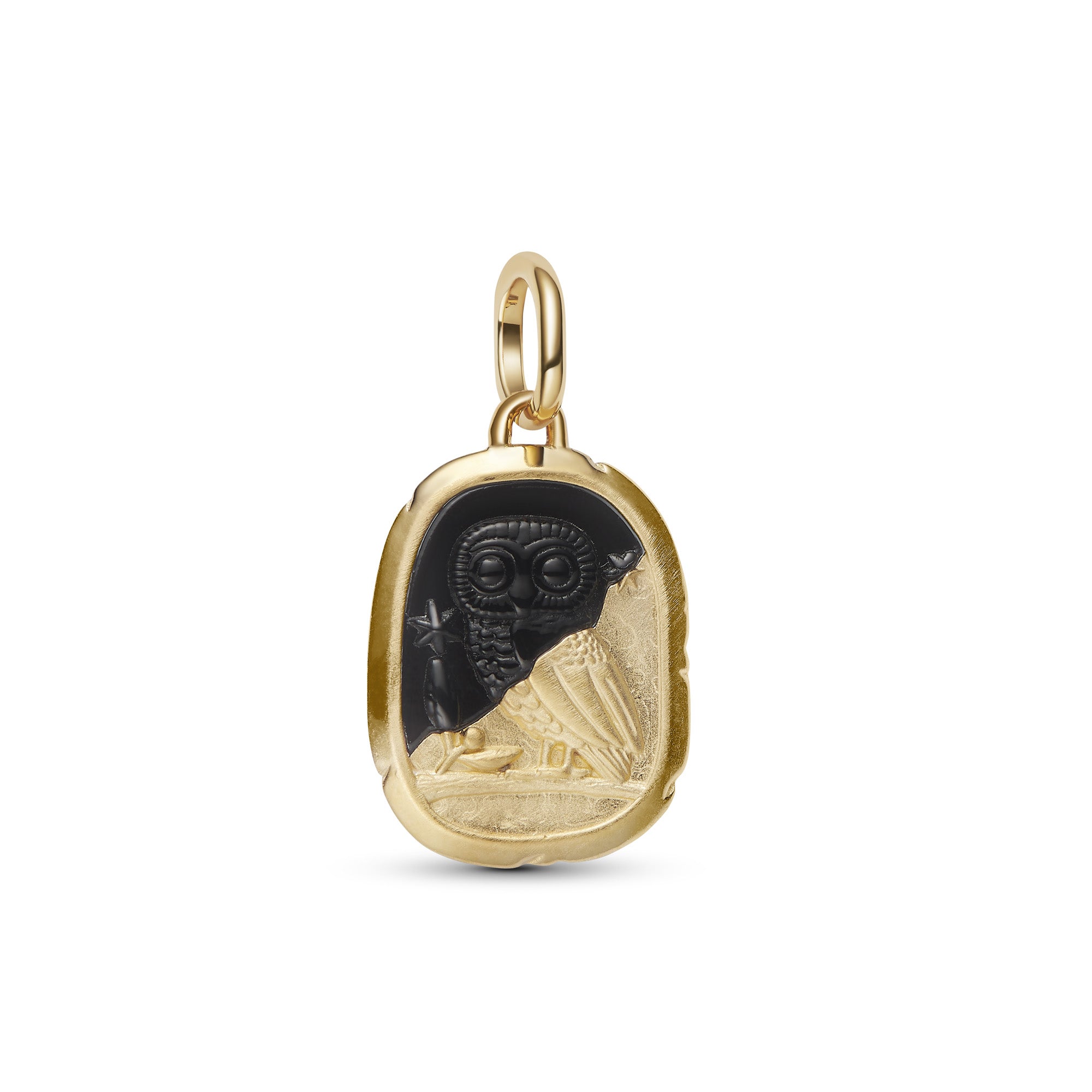 Owl Medallion Charm