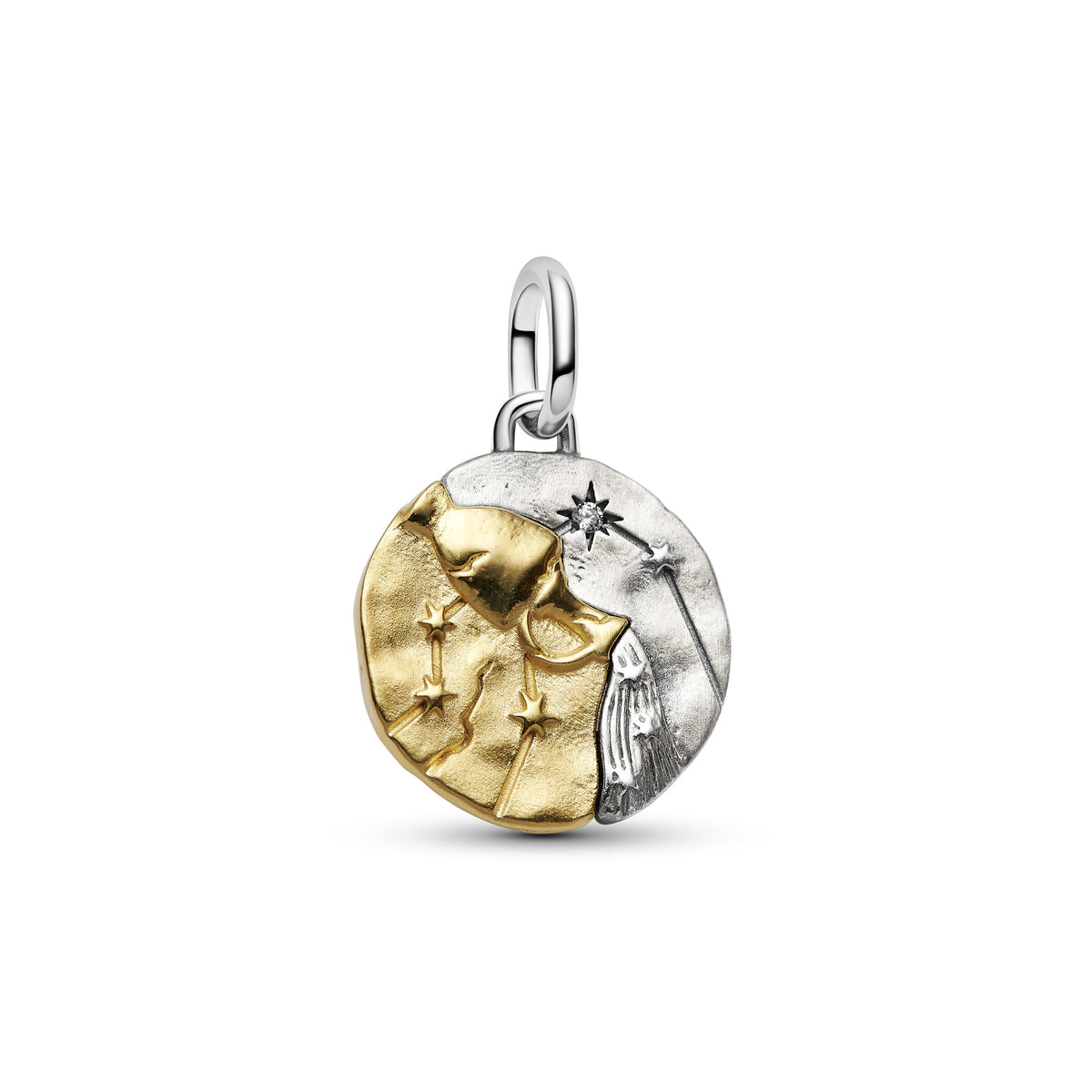 Aquarius Zodiac Medallion Charm