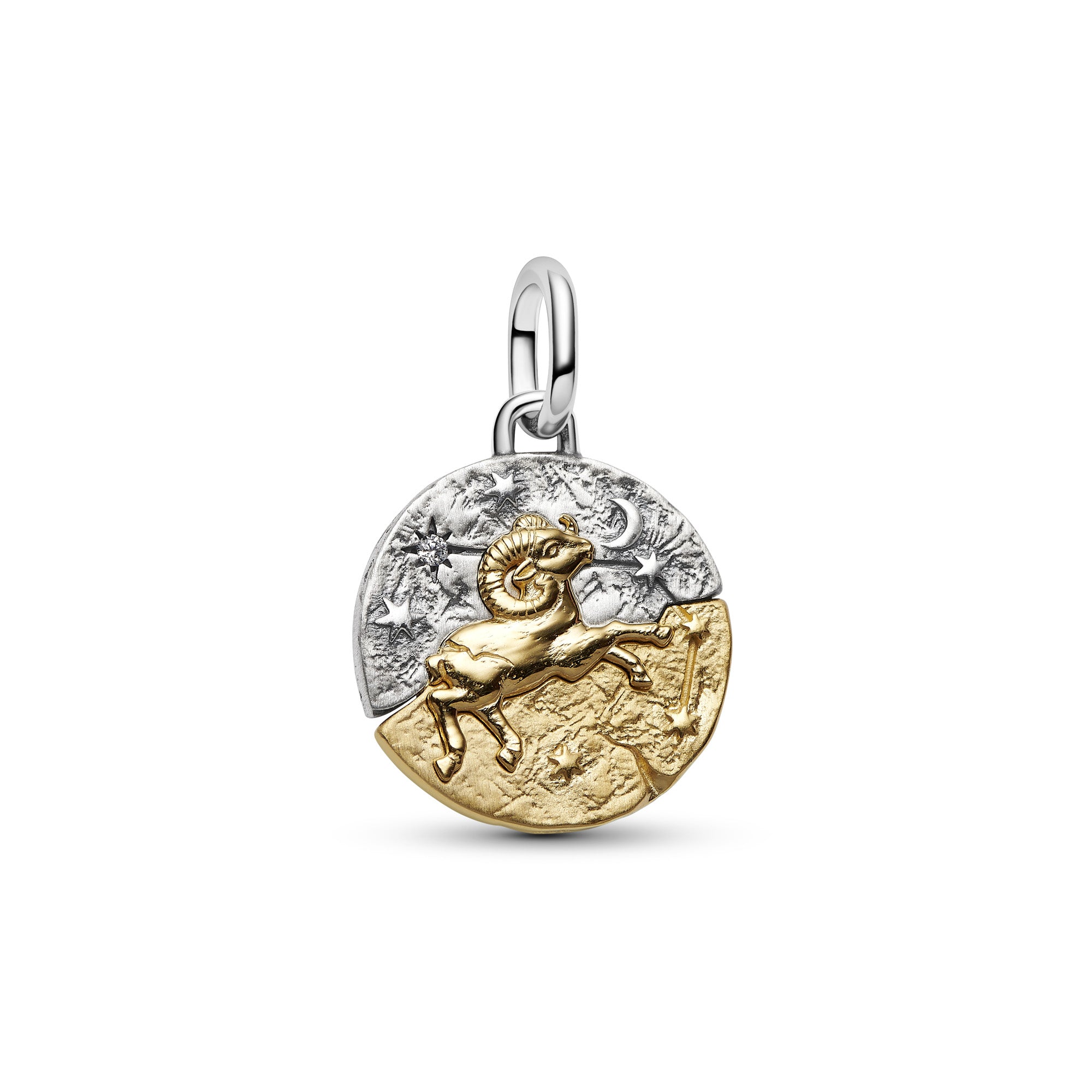 Aries Zodiac Medallion Charm