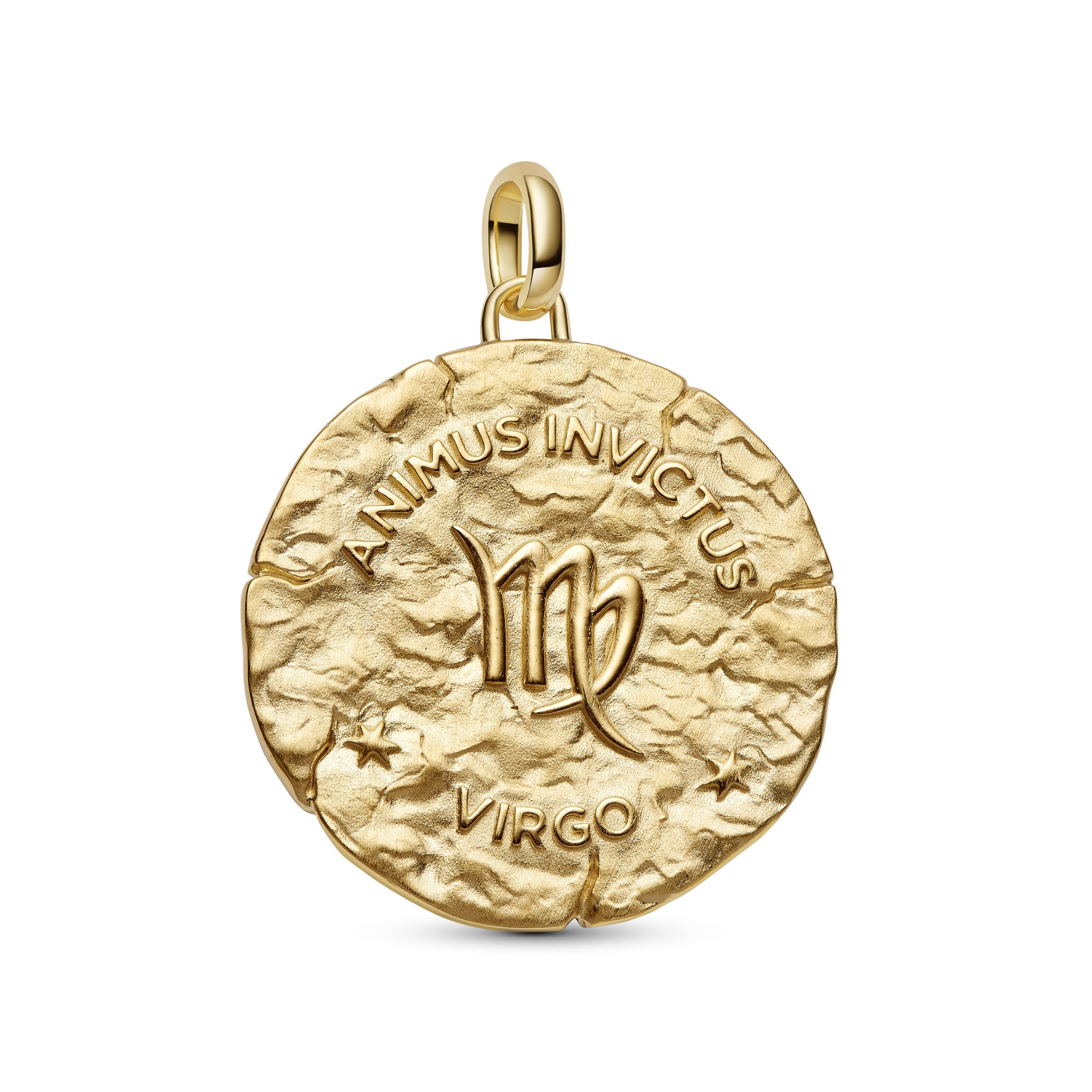 Virgo Zodiac Oversized Medallion Charm