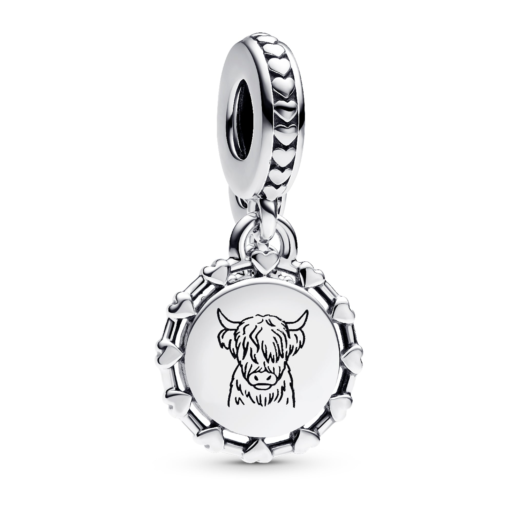 Scottish Cow Dangle Charm