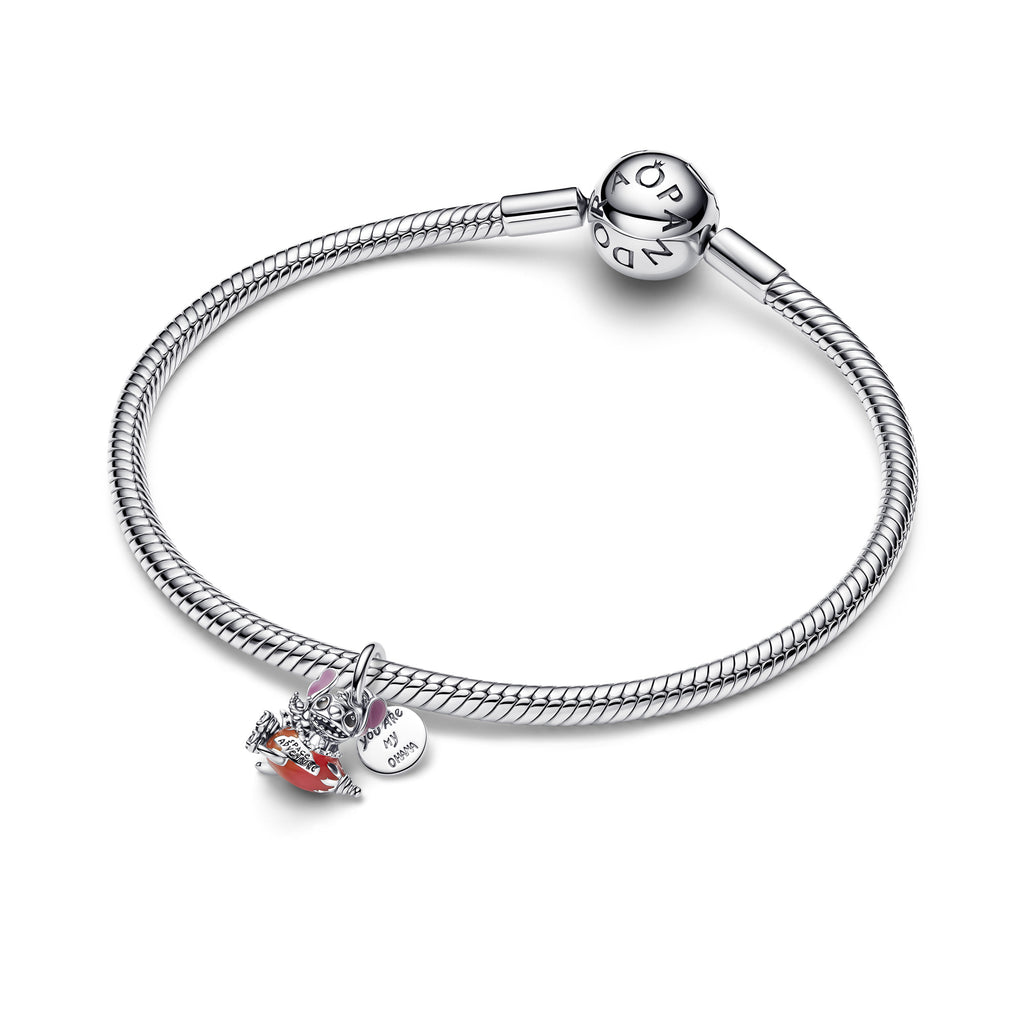 Disney Stitch Rocket Ship Dangle Charm