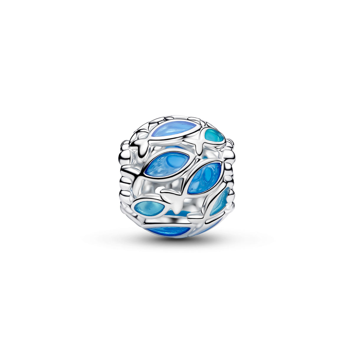 Openwork Swimming Fish Charm