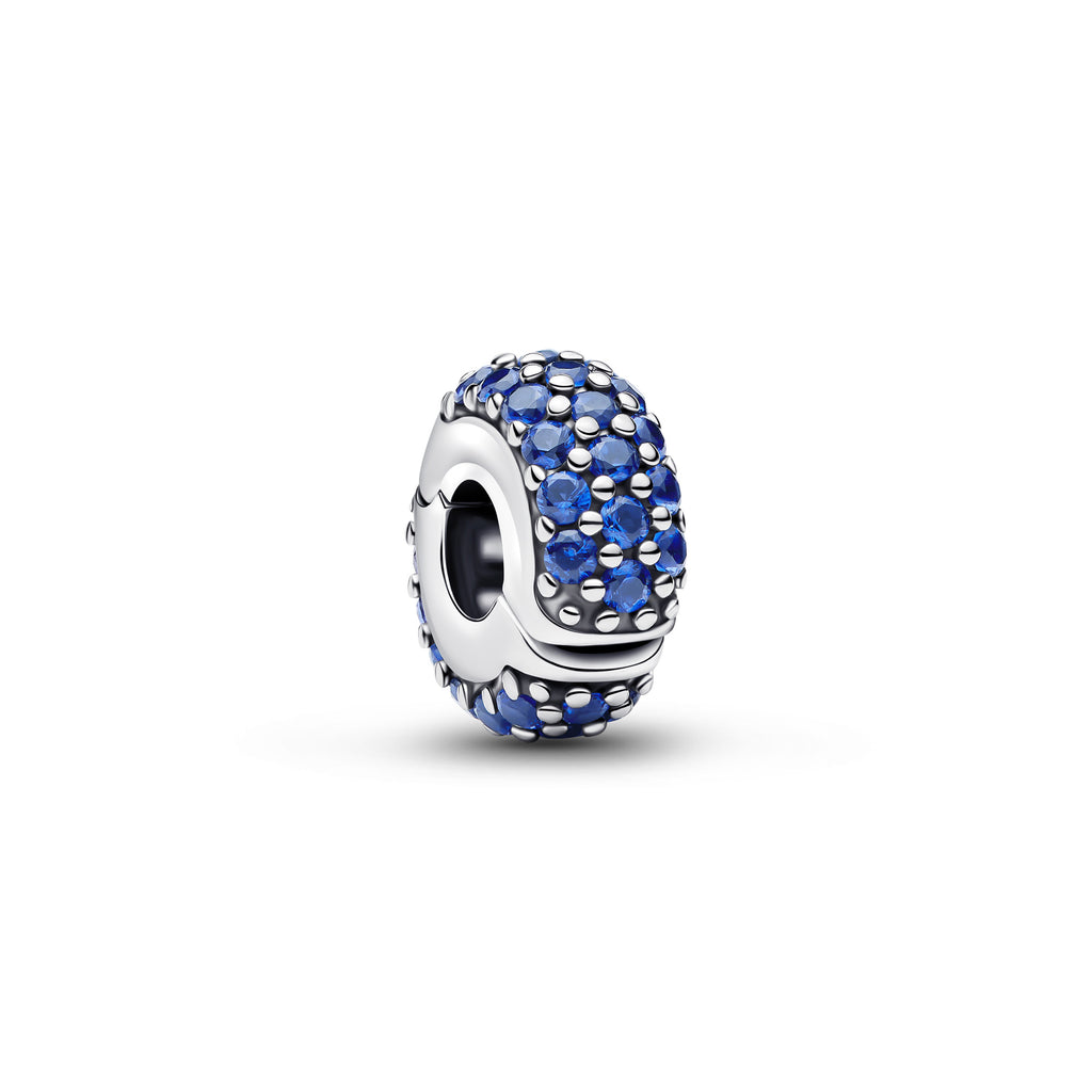 Royal Blue Stone Clip Charm