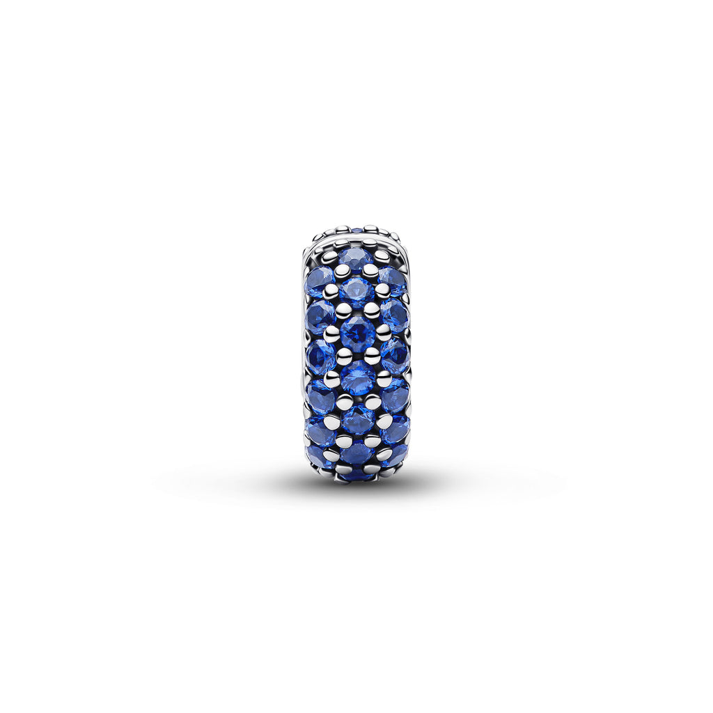 Royal Blue Stone Clip Charm