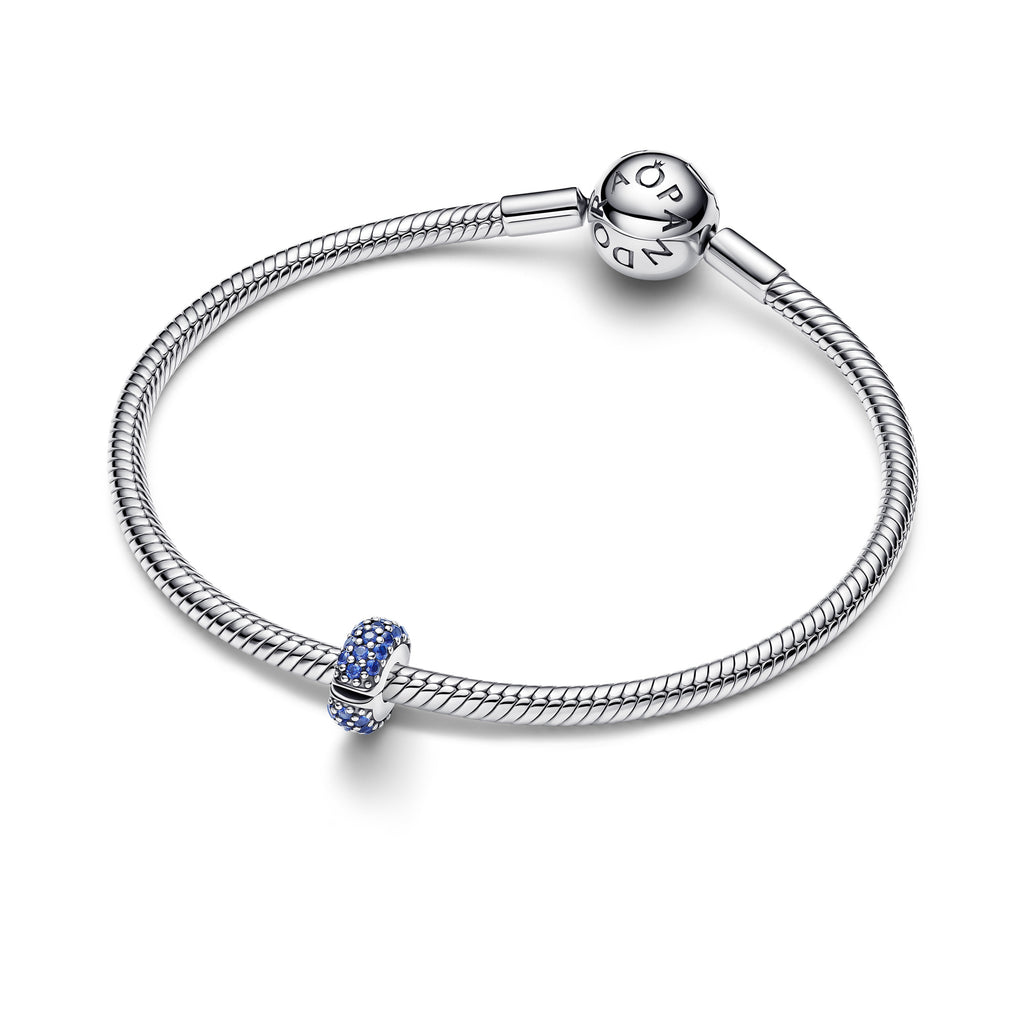 Royal Blue Stone Clip Charm