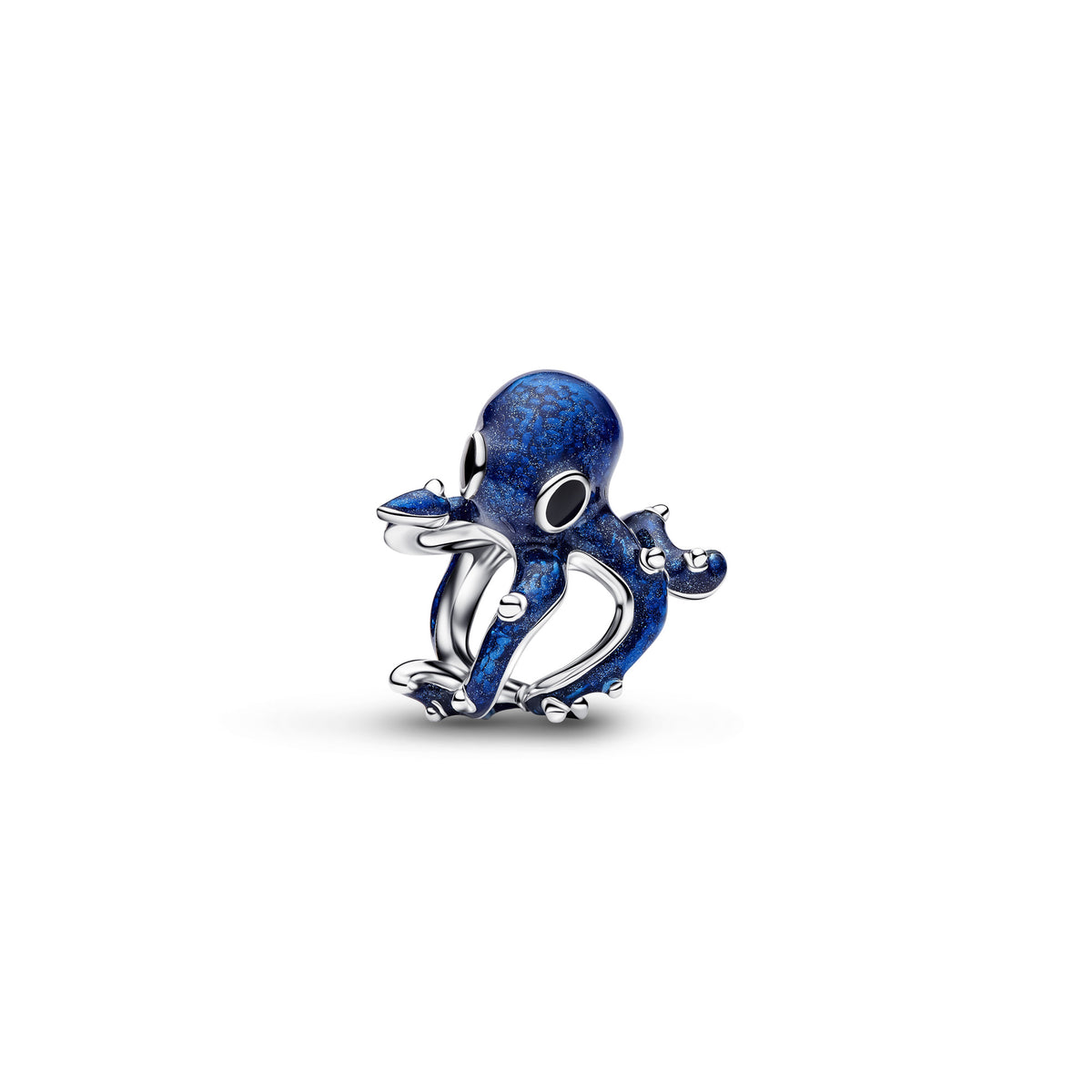 Blue Octopus Charm