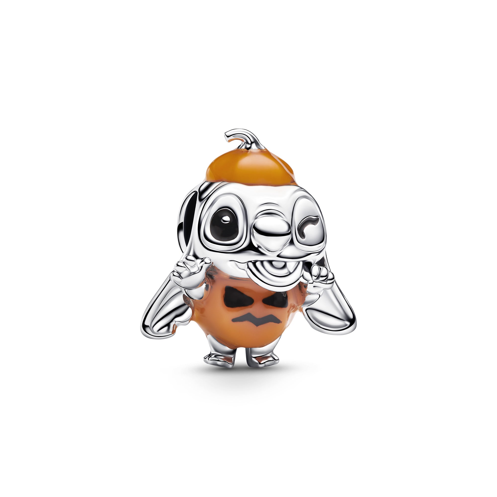Disney Stitch Halloween Pumpkin Charm