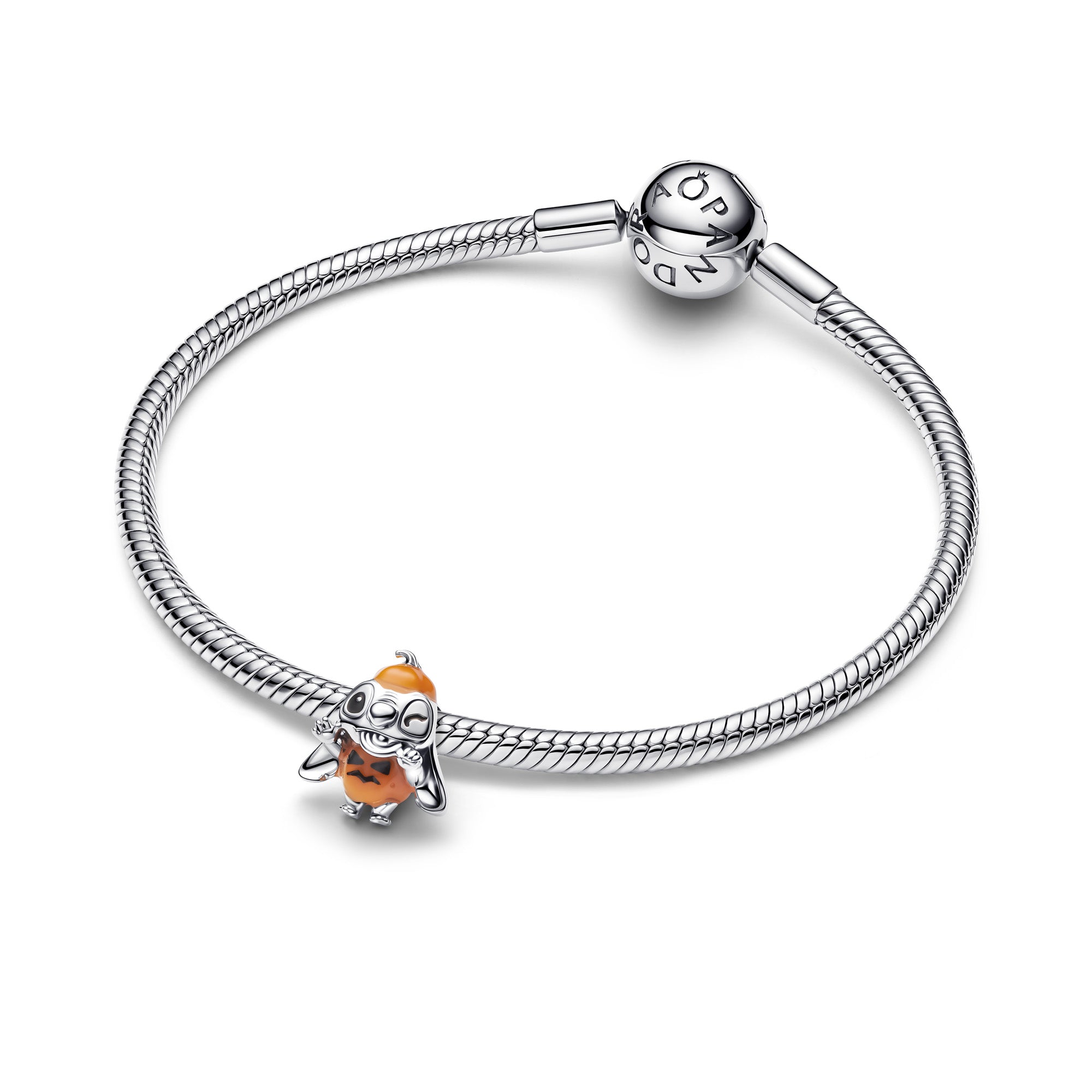 Disney Stitch Halloween Pumpkin Charm