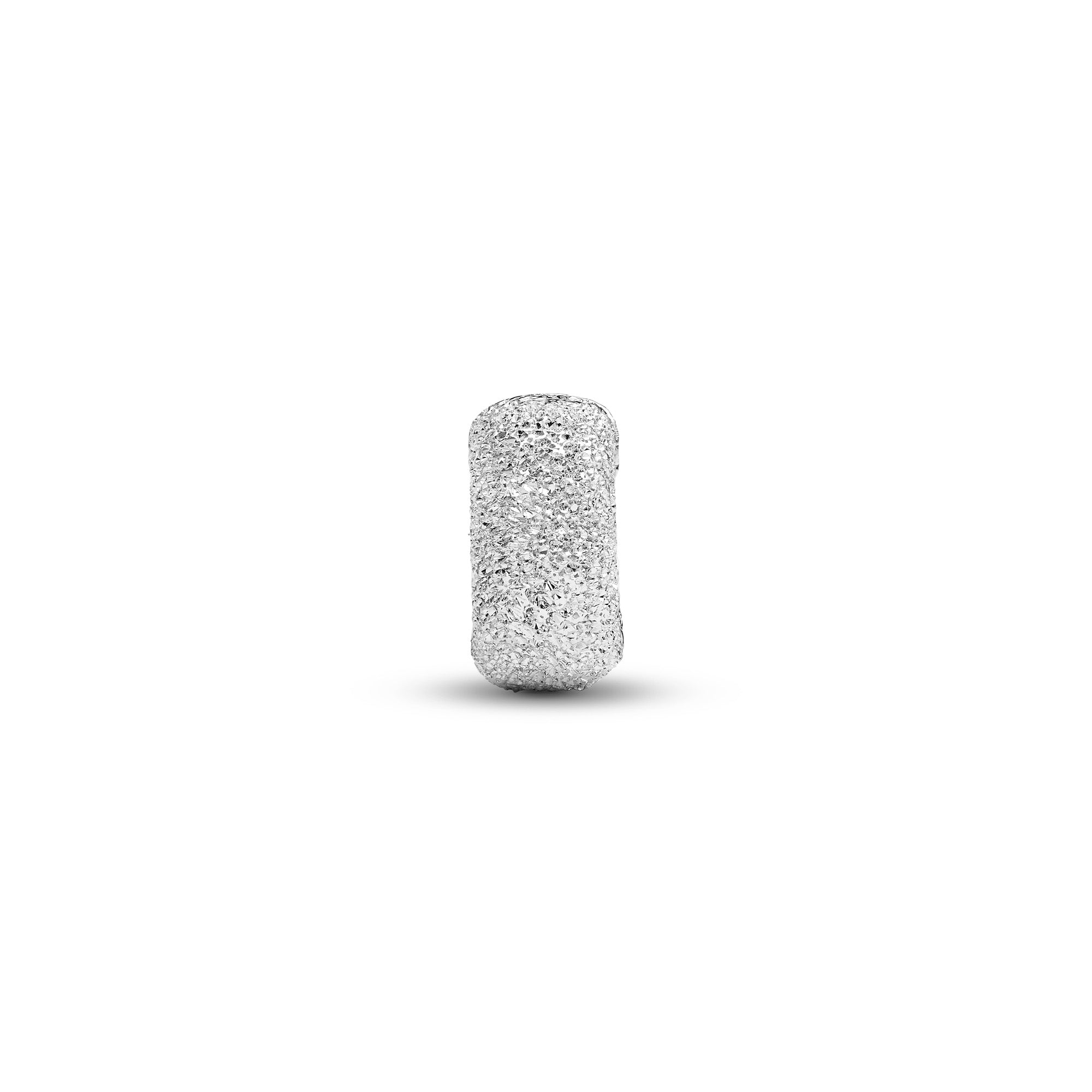 Sterling Silver Textured Mini Clip Charm