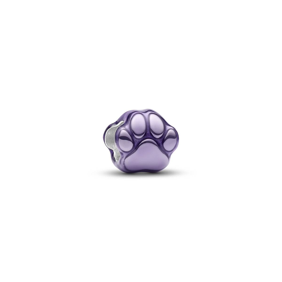 Purple Paw Mini Charm