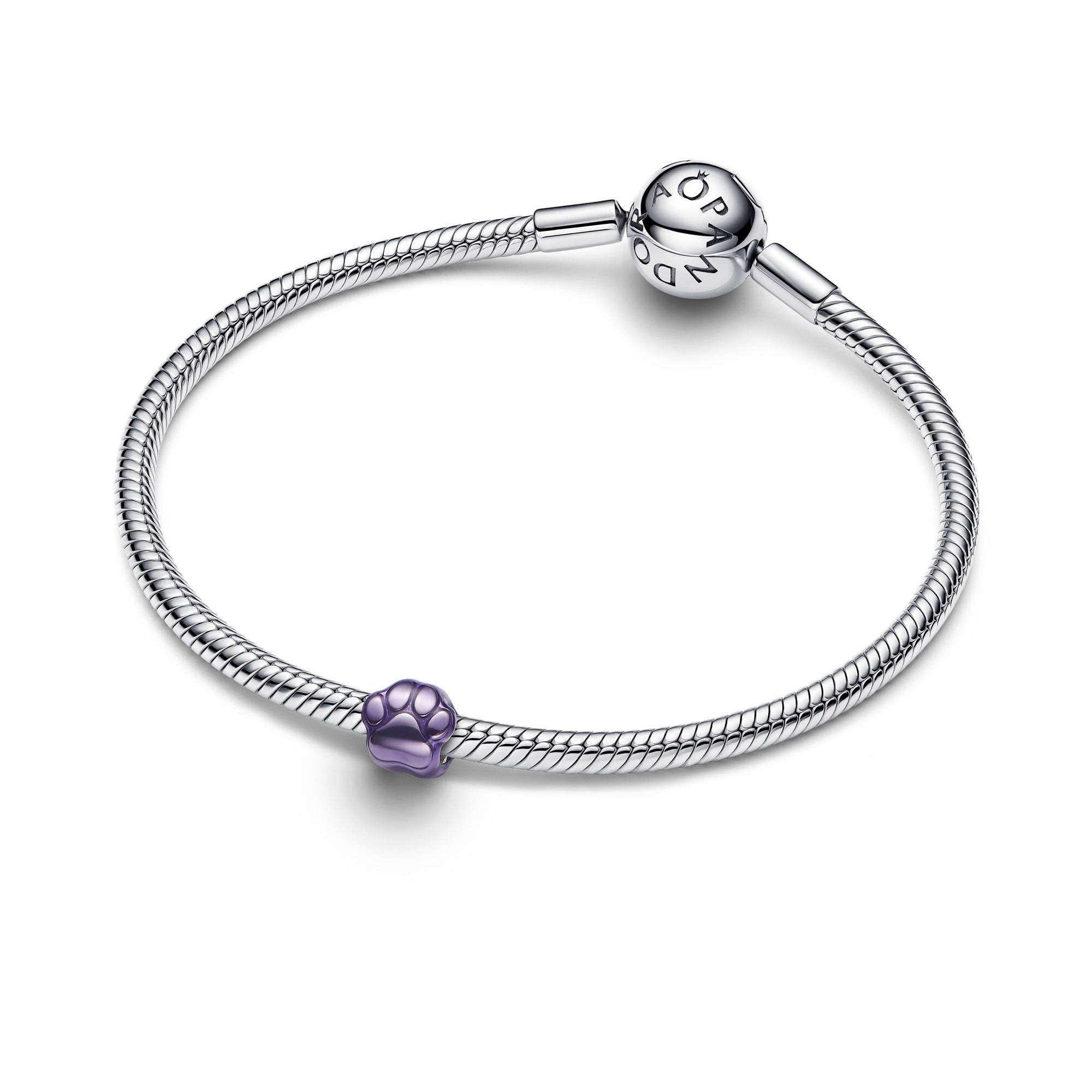 Purple Paw Mini Charm