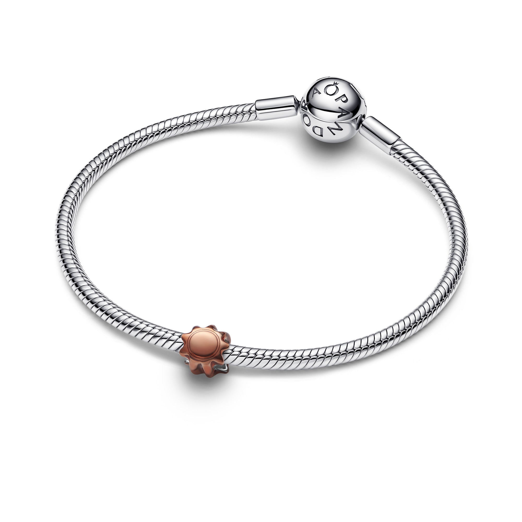 Orange Sun Mini Charm