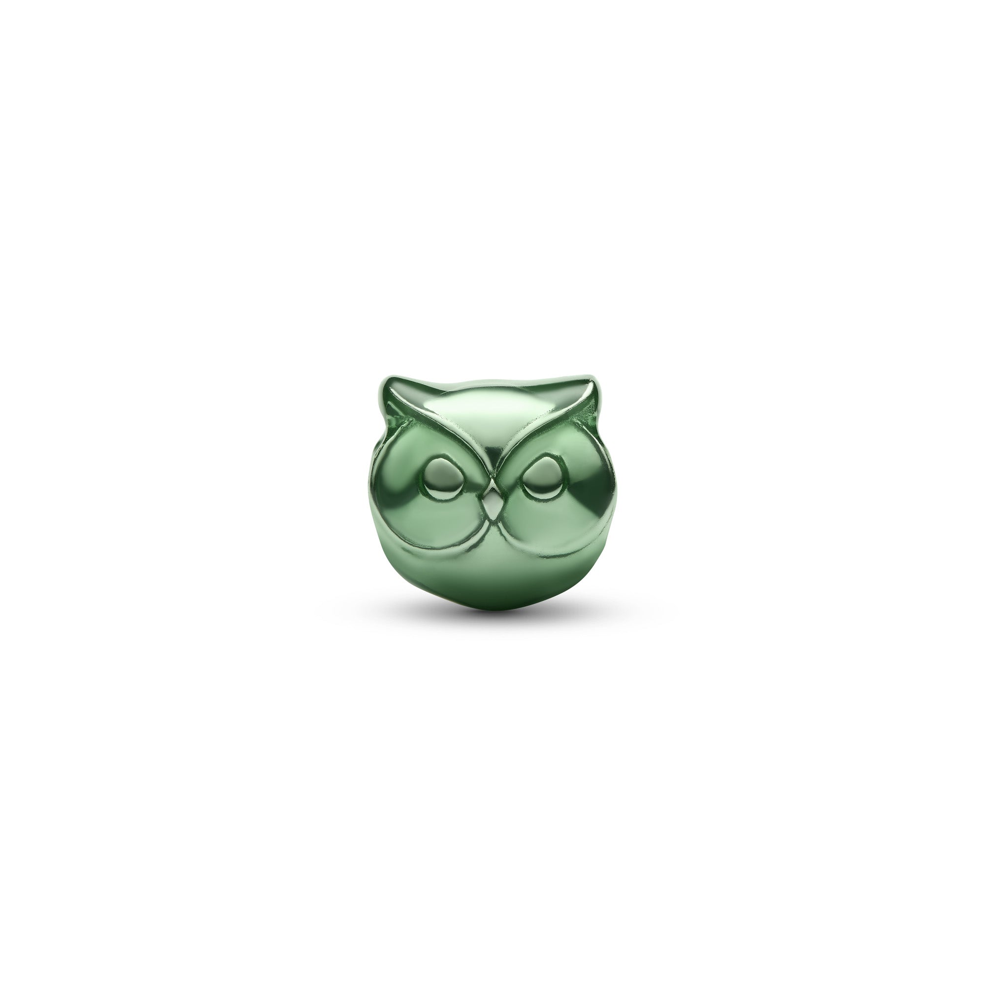 Green Owl Mini Charm
