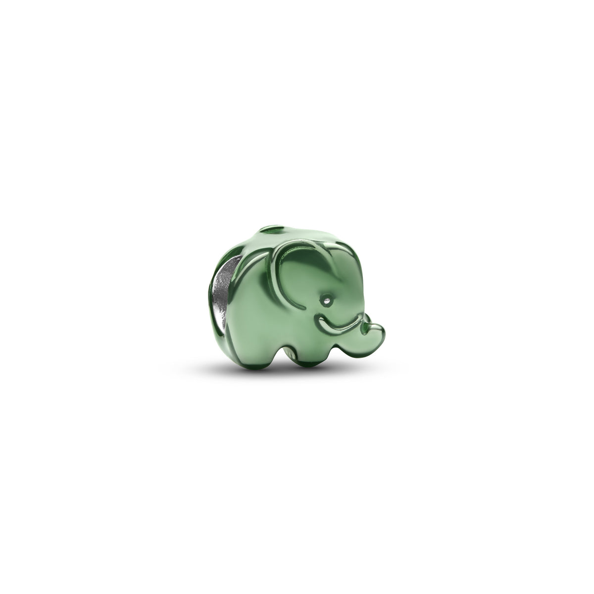 Green Elephant Mini Charm